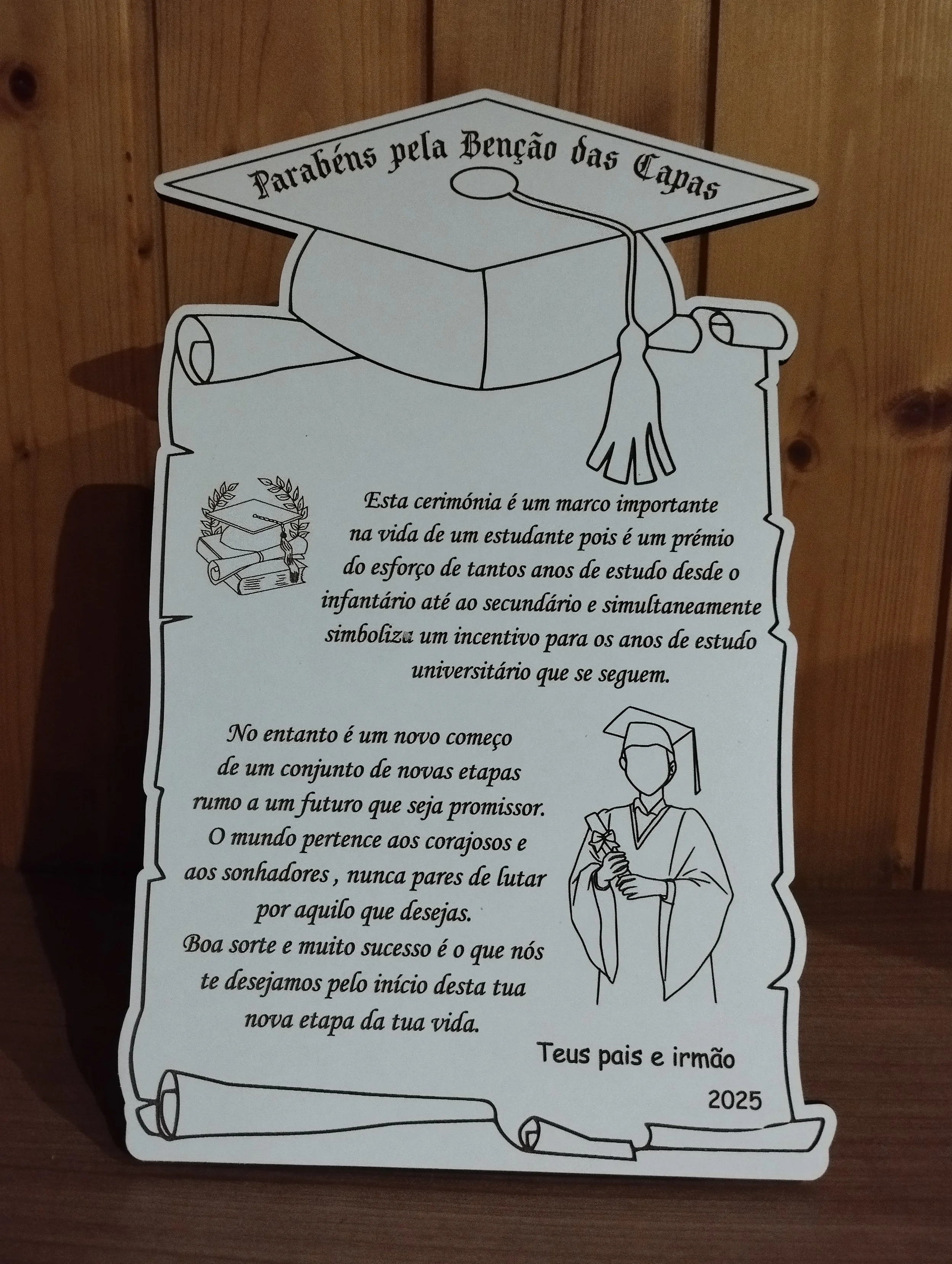 534 Lemb. para estudante - 15*A25cm