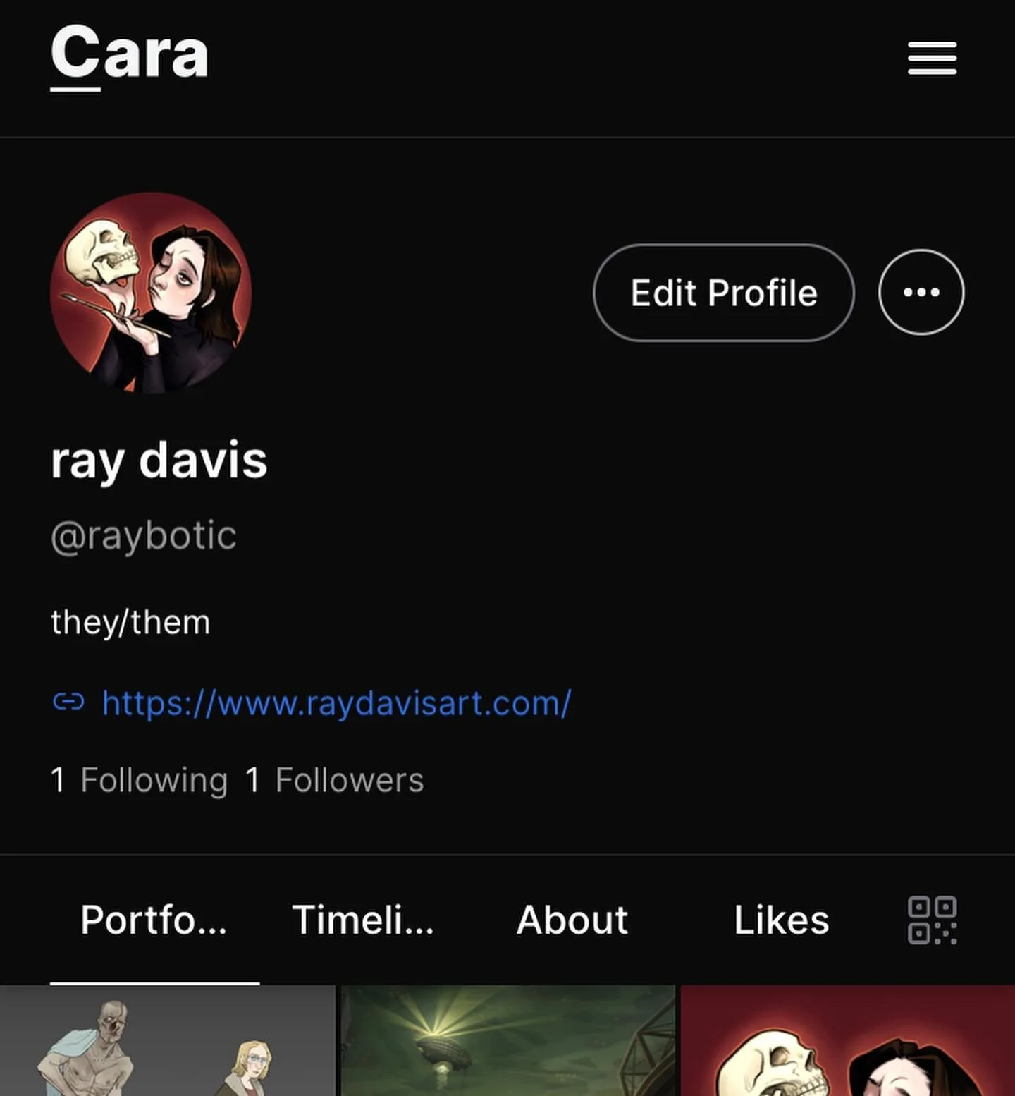 joining the migration to #cara @cara_artists 🫡 see ya there! 

i&rsquo;ve also joined tumblr (yes, the dead website) @/ray-botic , and i&rsquo;ll probably post more sketches and rough stuff there as it feels a lot less intimidating lol.

+ new icon.