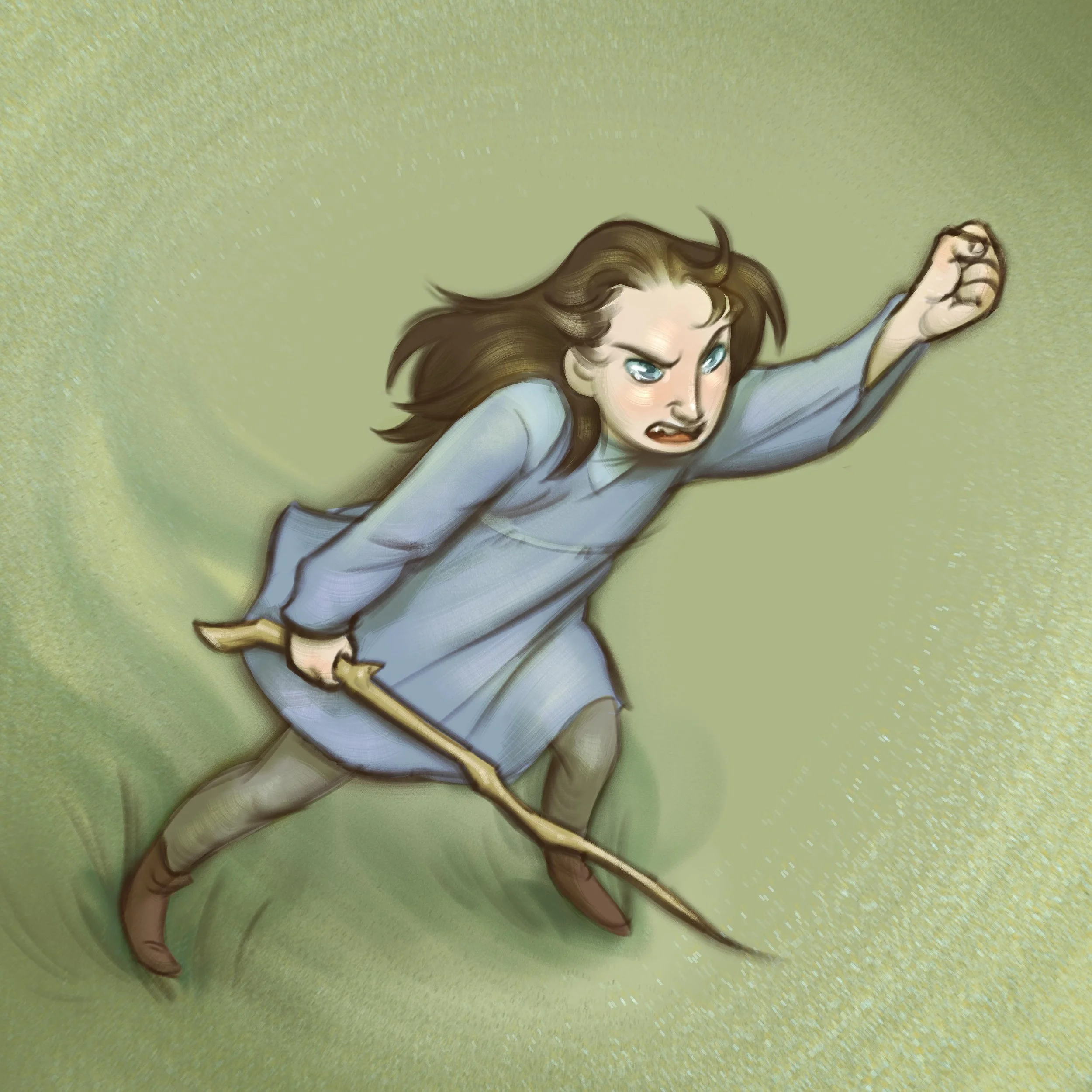 little arya ready to beat joffrey up lol