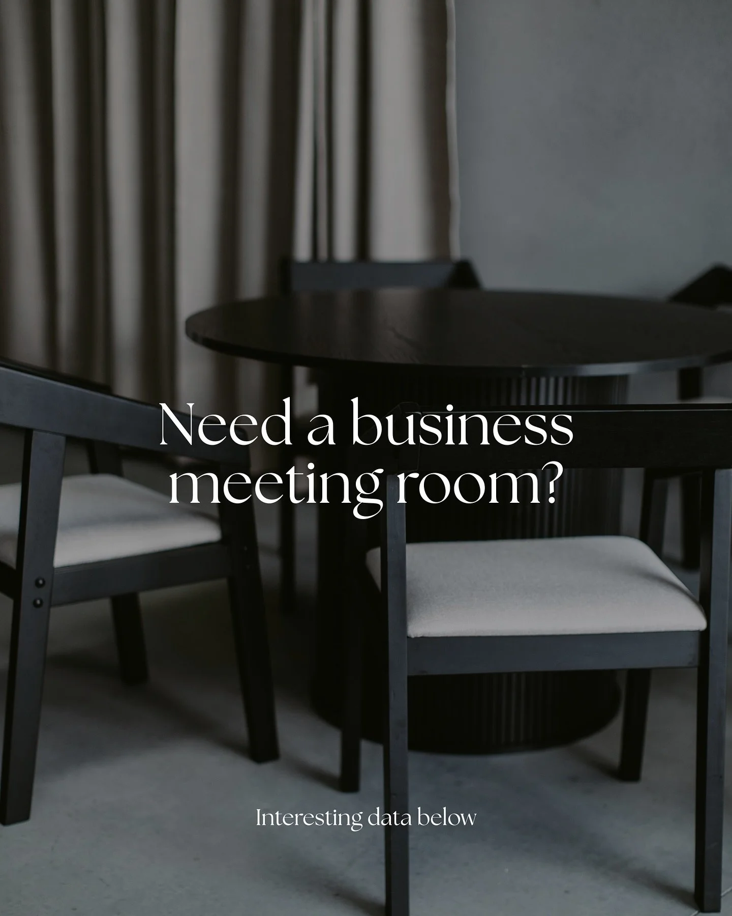 When delivering a quote, having a sales meeting or meeting a special client - hiring a clean, professional and tasteful space makes all the difference. 🥂  See some good old Chat GPT stats below:

Aesthetic Appeal &amp; Trust Formation

- In a study 