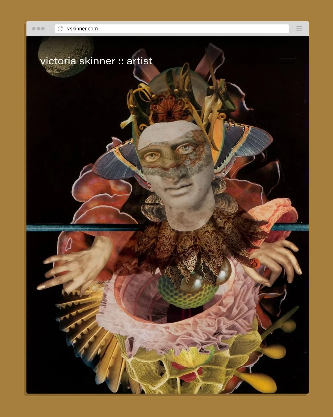 Sharing a website I designed a while back for a talented local artist, Victoria Skinner. Victoria composes her designs using small cut shapes from books, magazines and other photographic sources that reflect her interests in nature, animals, art hist