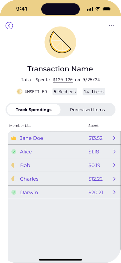 Review Completed Transaction