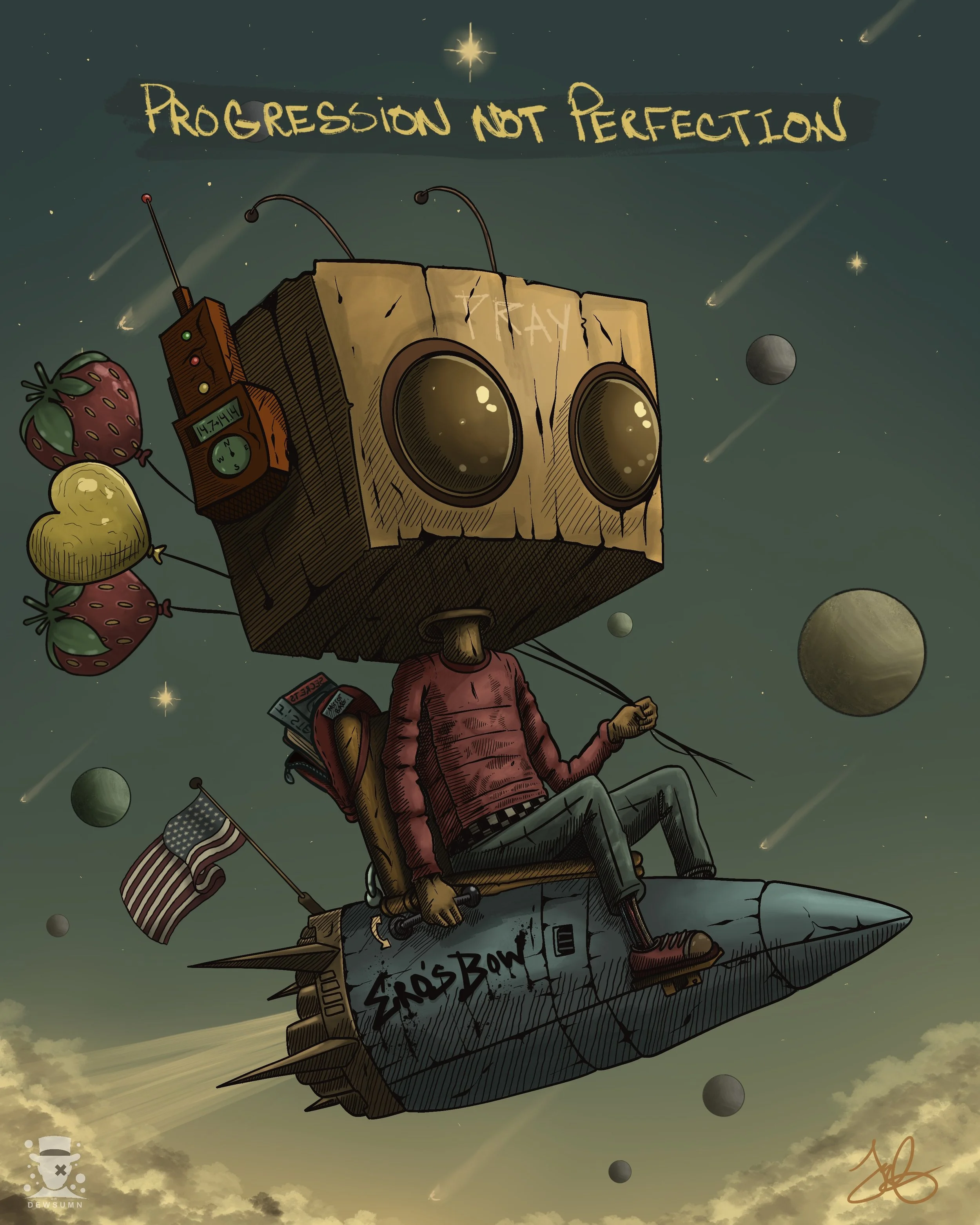 "The Moon Walker" Digital