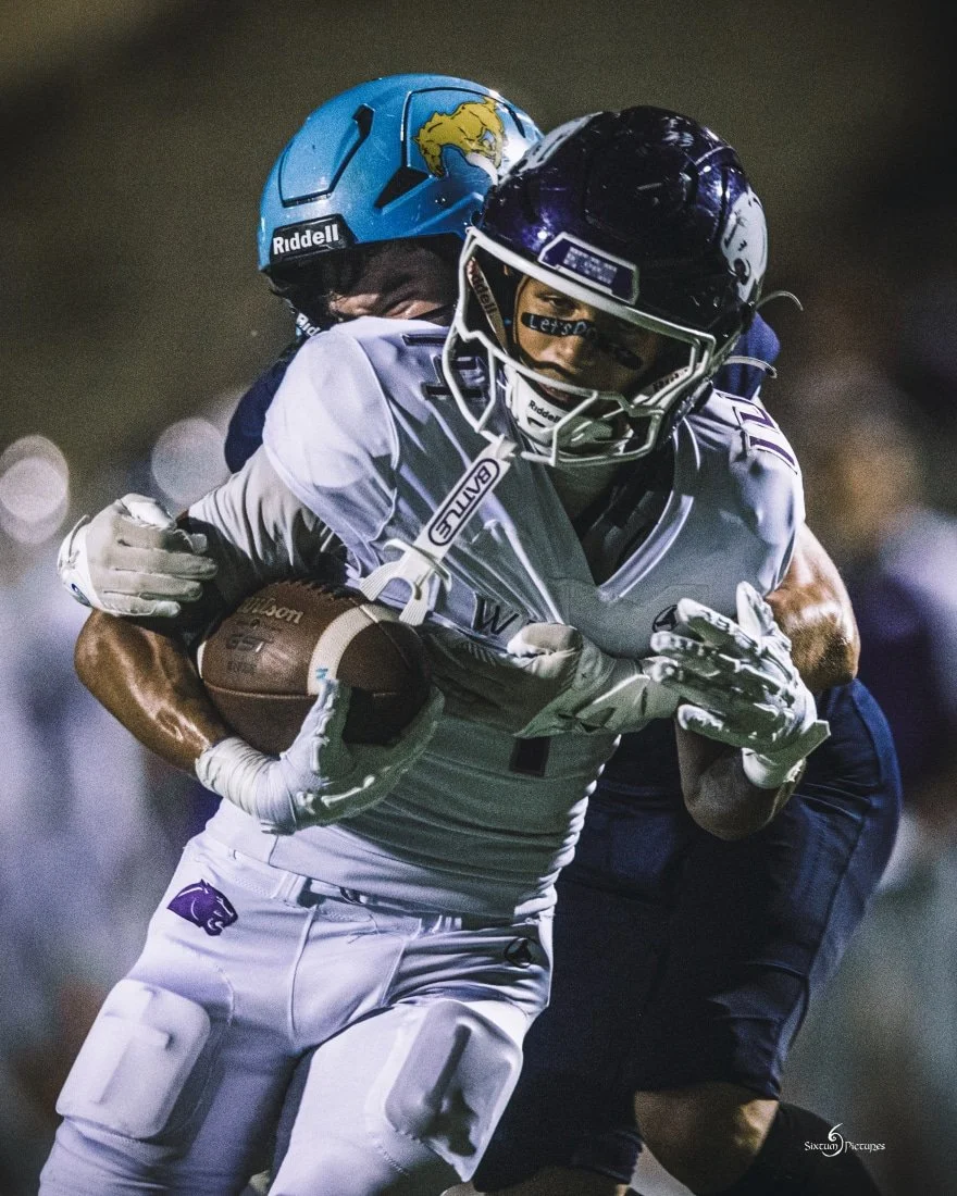 Rodriguez’s four touchdowns, strong defense carry Panthers past Mustangs