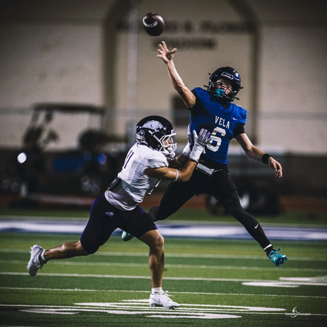 Caidyn “Cold-Blooded” Hoover shakes off late INT, leads SaberCats rally