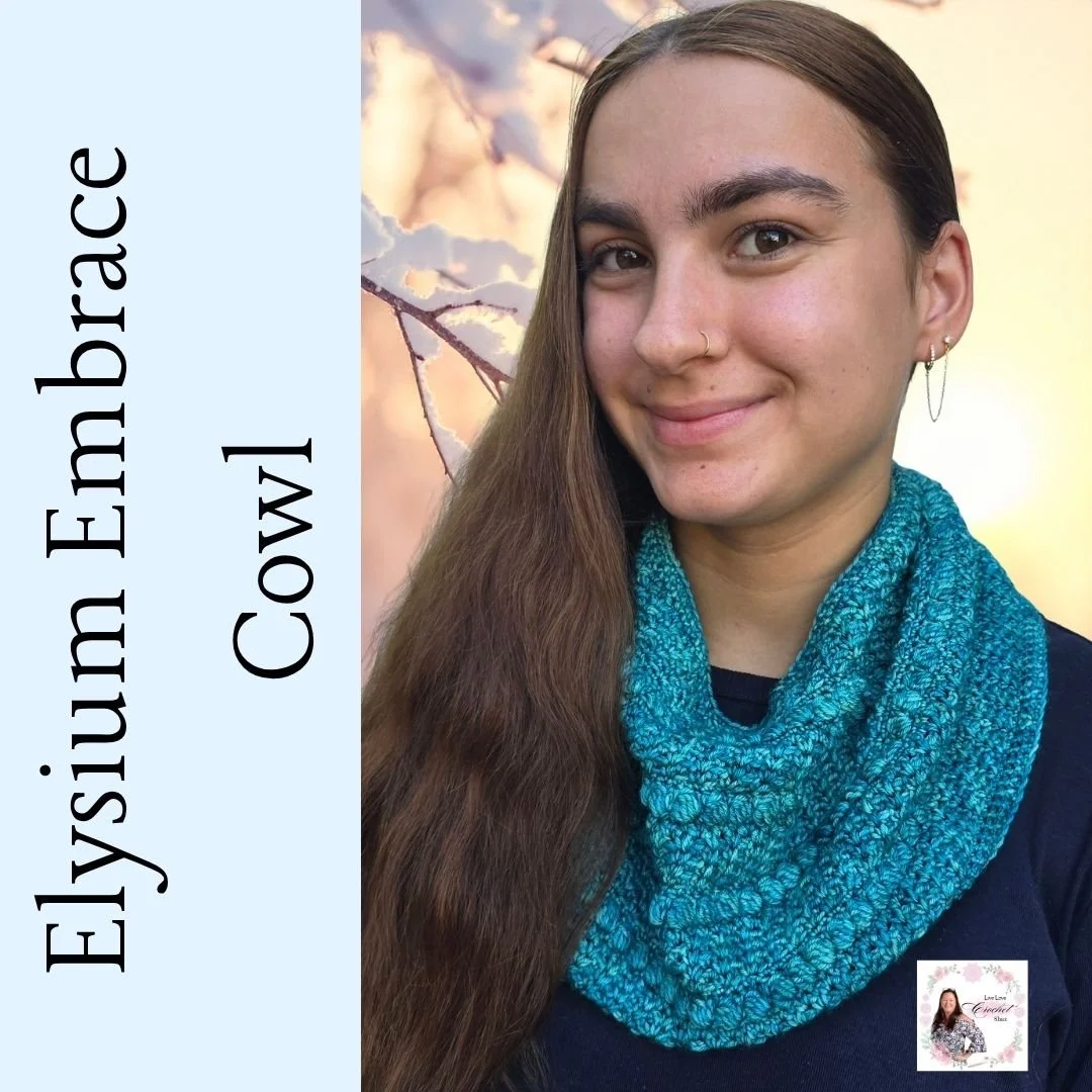 Elysium Embrace Cowl Crochet Pattern US Terms Download