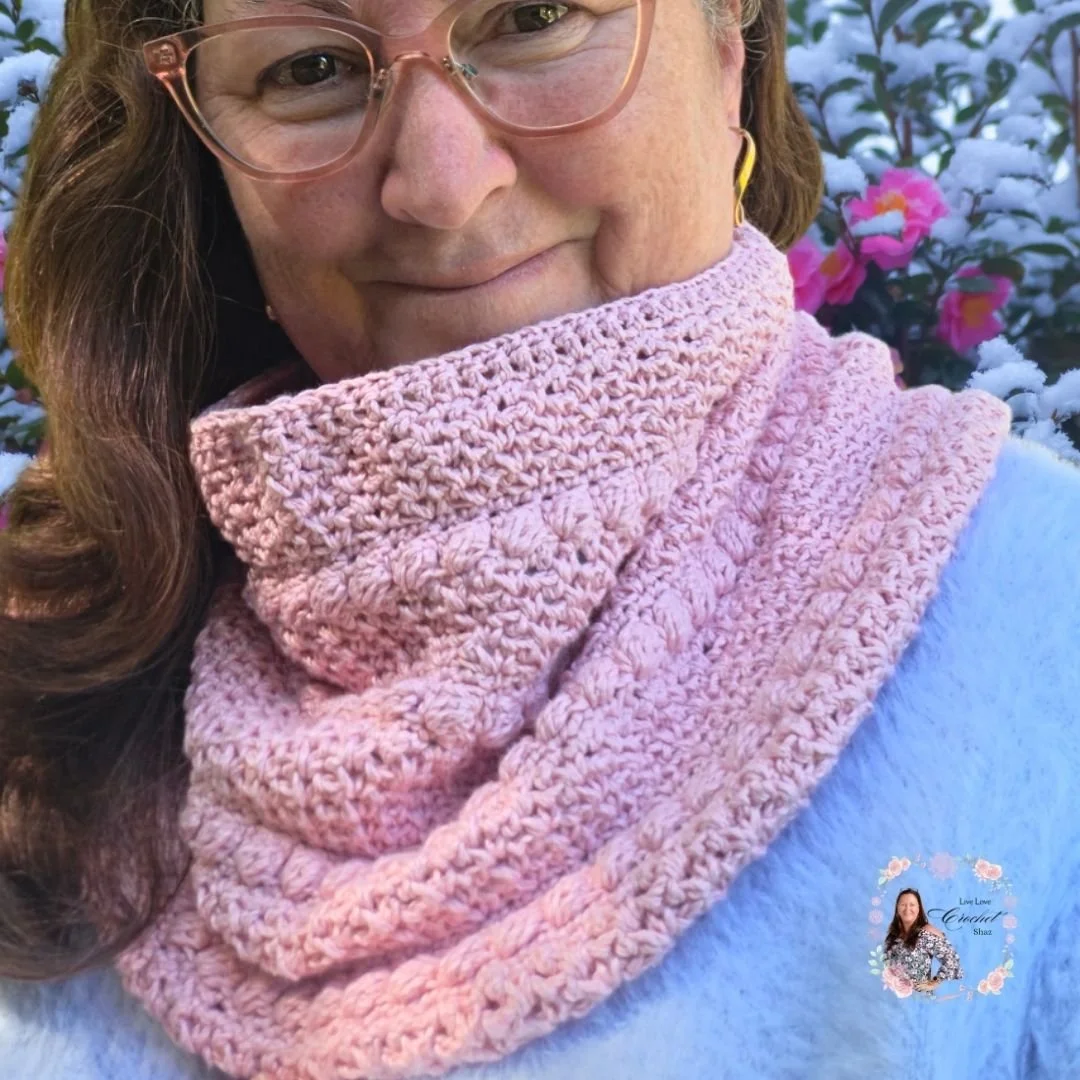 Elysium Embrace Cowl Crochet Pattern US Terms Download