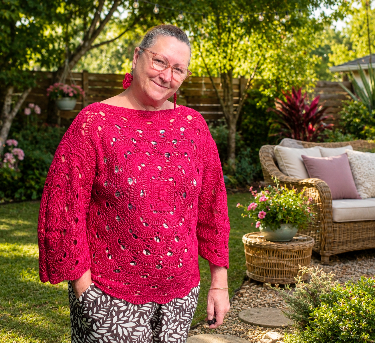 Virus Breeze Crochet Top Pattern UK Terms