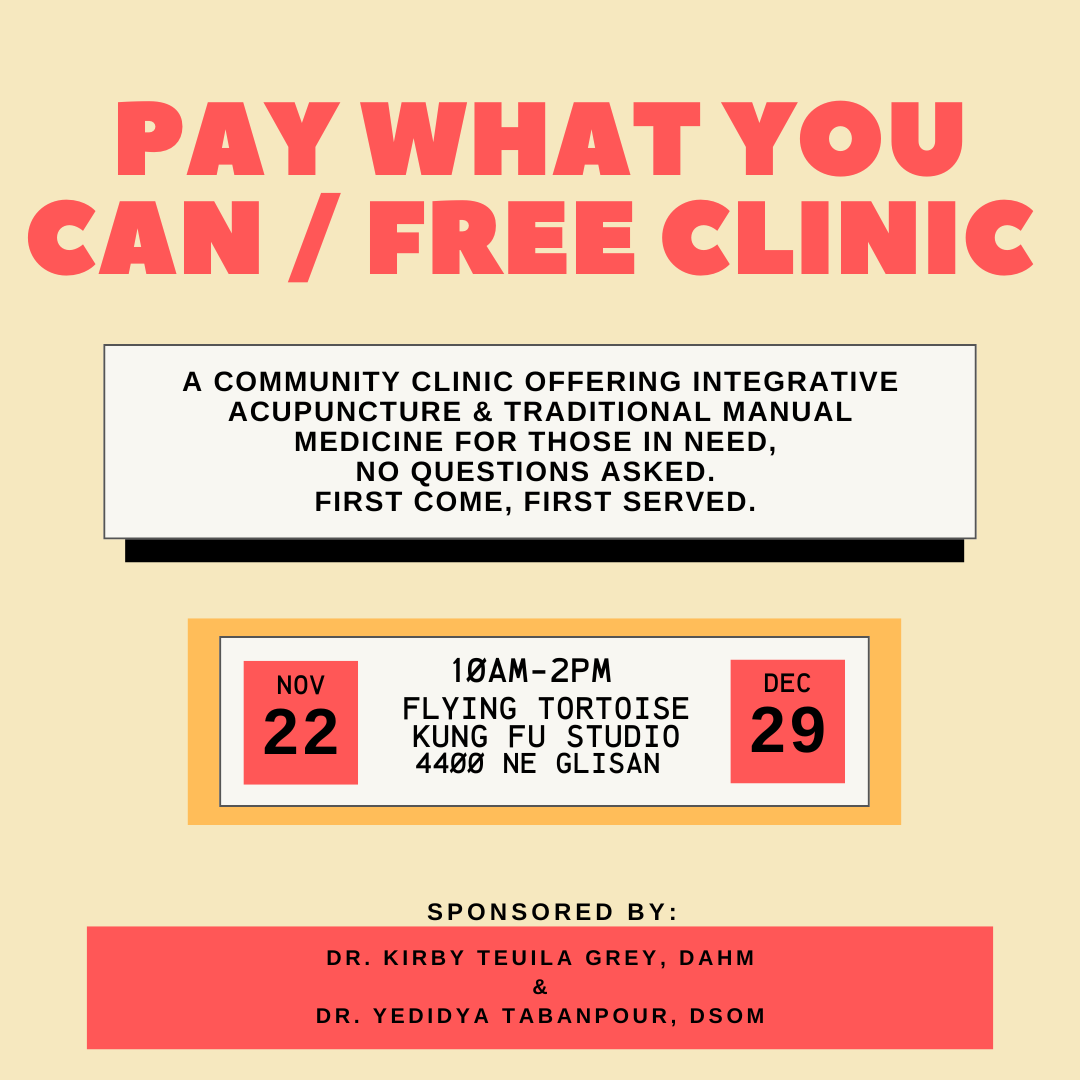 Nov:Dec 'pay what you can' clinic info.png