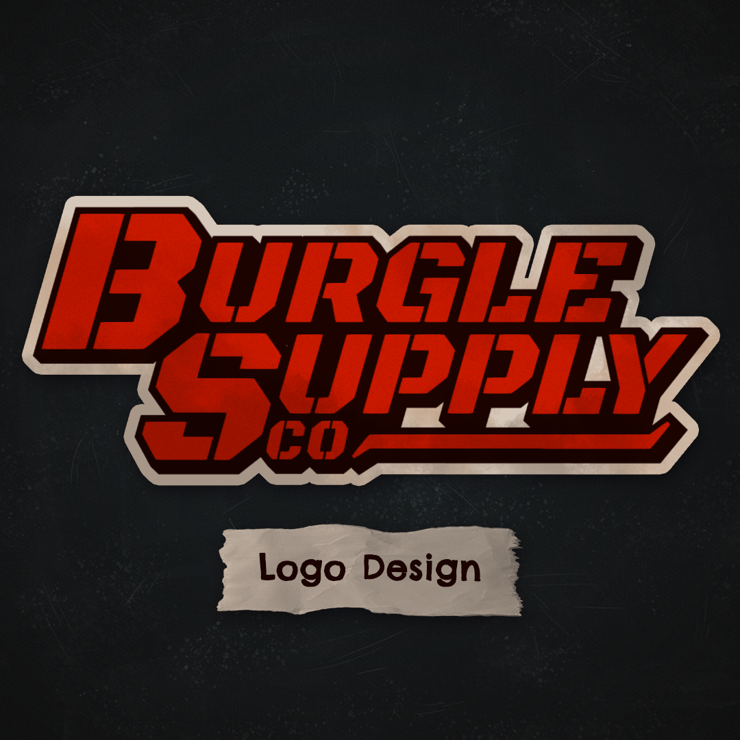 Logo Design <span>Burgle Supply Co. | Terrible Posture Games</span>