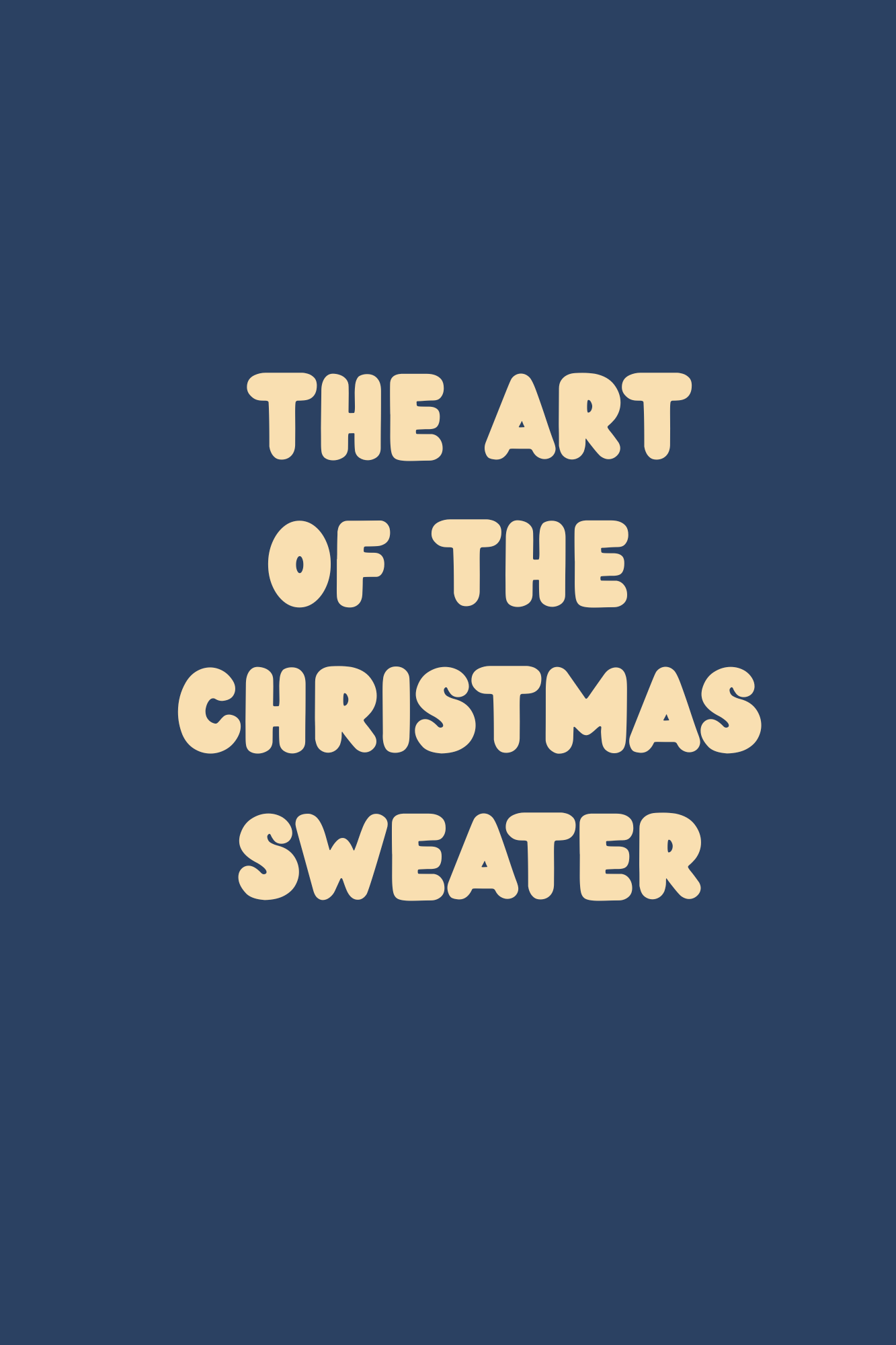 The Art of the Christmas Sweater