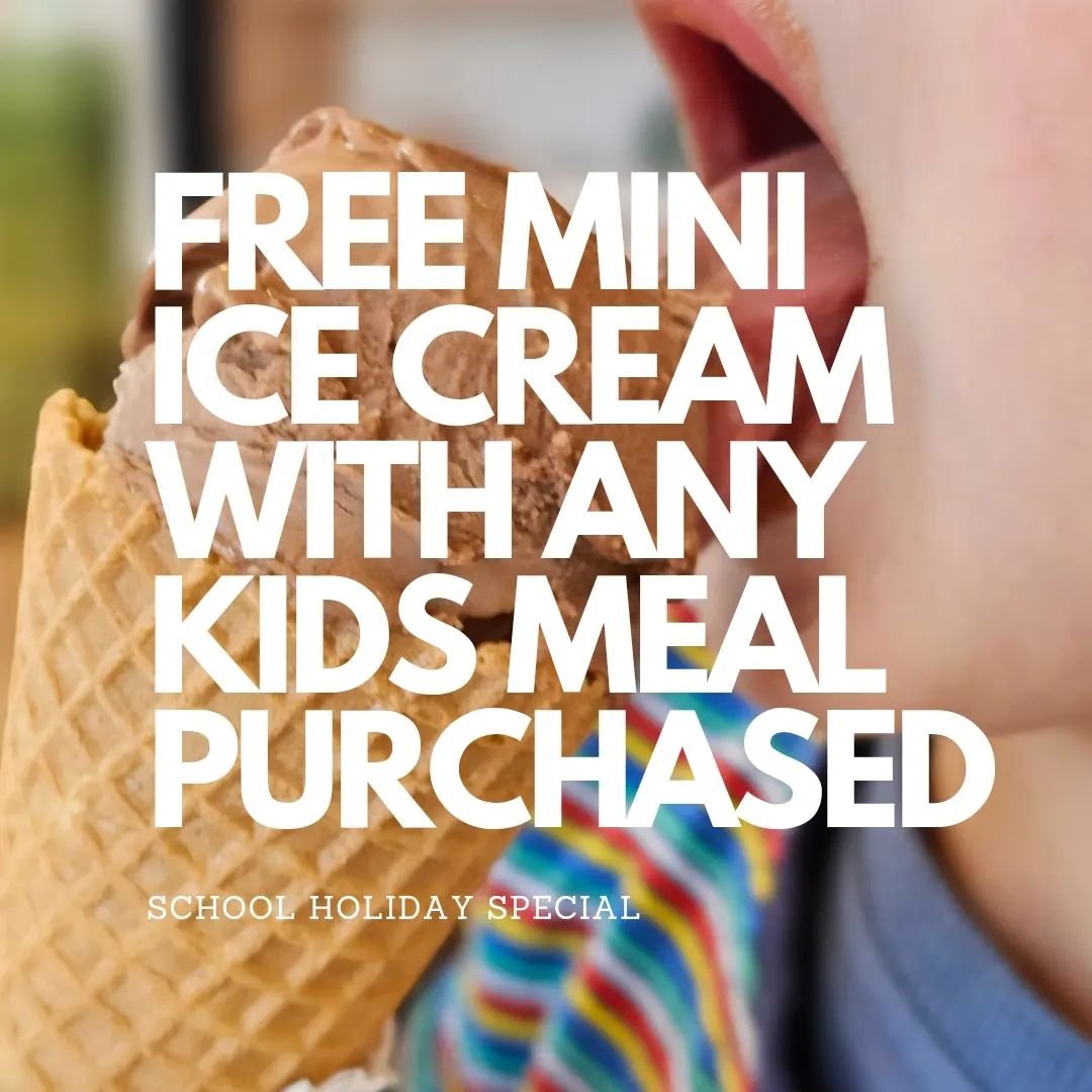 School holiday special - free mini ice cream with any kids meal purchased 🍦

*kids only 

#schoolholiday #hobartcoffee #dodgesferry #beachbums