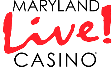 Maryland Live! Casino logo with red and black text on white background.