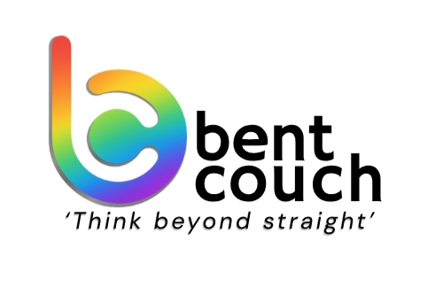 The bent couch logo. It's time to think beyond everything straight
