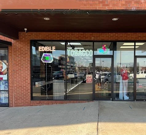 store entrance of TJ Vape & Tobacco located at 417 Fabian Dr in Aiken, South Carolina