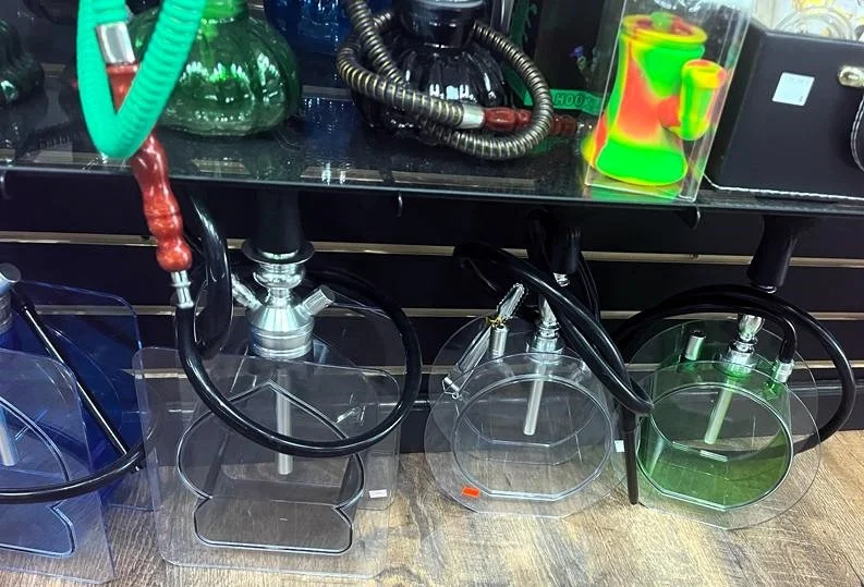 Premium glass hookahs and smoking accessories at our vape shop on Fabian Dr in Aiken, South Carolina
