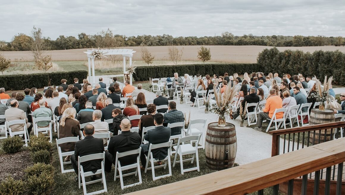 Did you know we offer 4 ceremony locations here at Bliss Barn? 3 outside locations and 1 inside! Each location offering a different beauty. Which one is your favorite?