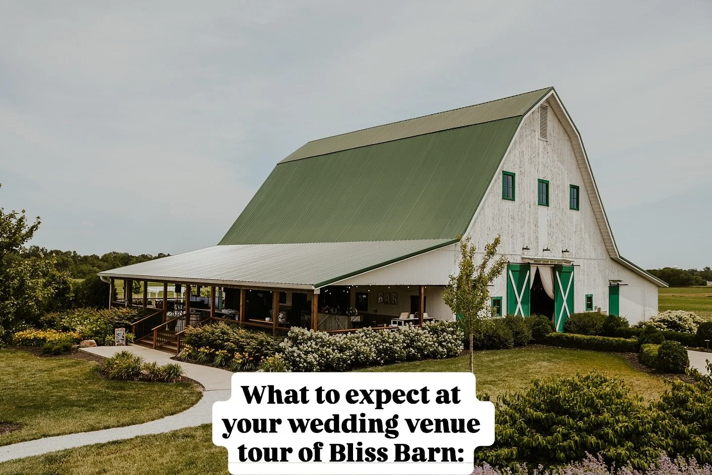 Thinking about touring Bliss Barn? Schedule your date today! Now booking 2026 and 2027 💕