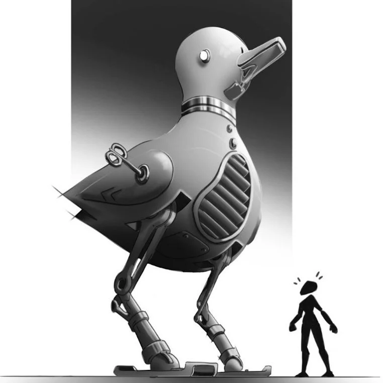 reprise of a traditional sketch i did last fall now gloriously presented here thanks to photoshop! 🦆🦆🦆🦆🦆