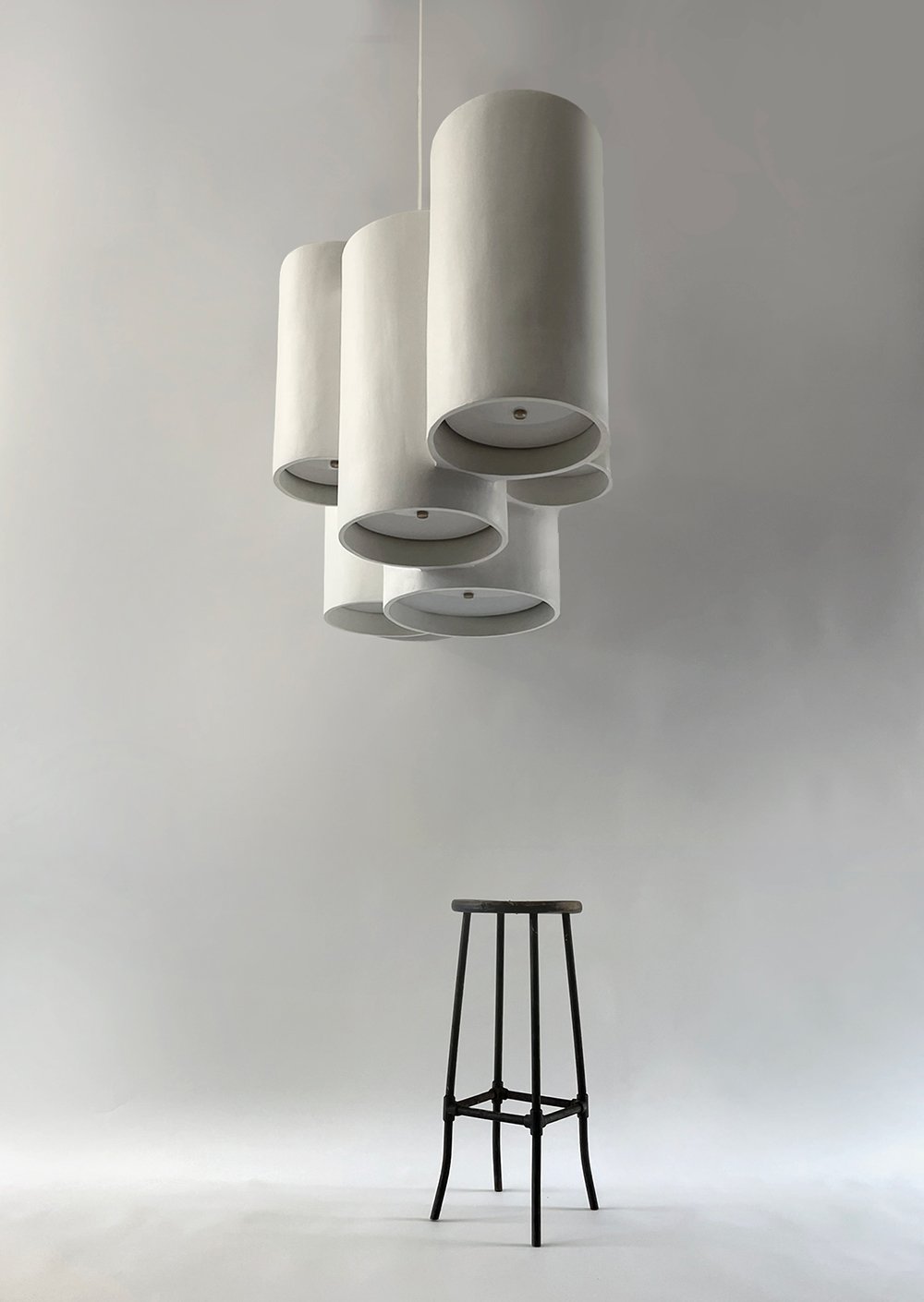 Obscura Cluster Tall Chandelier