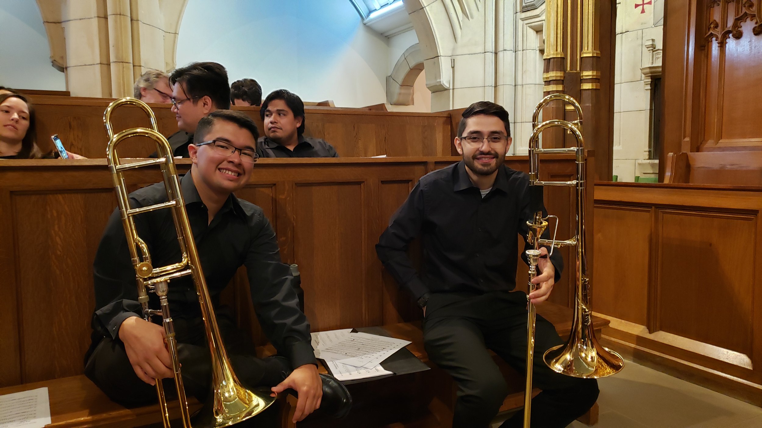UTEP Choir and Trombones in Leeds with Mason Stephens and Christopher Terrazas.JPEG