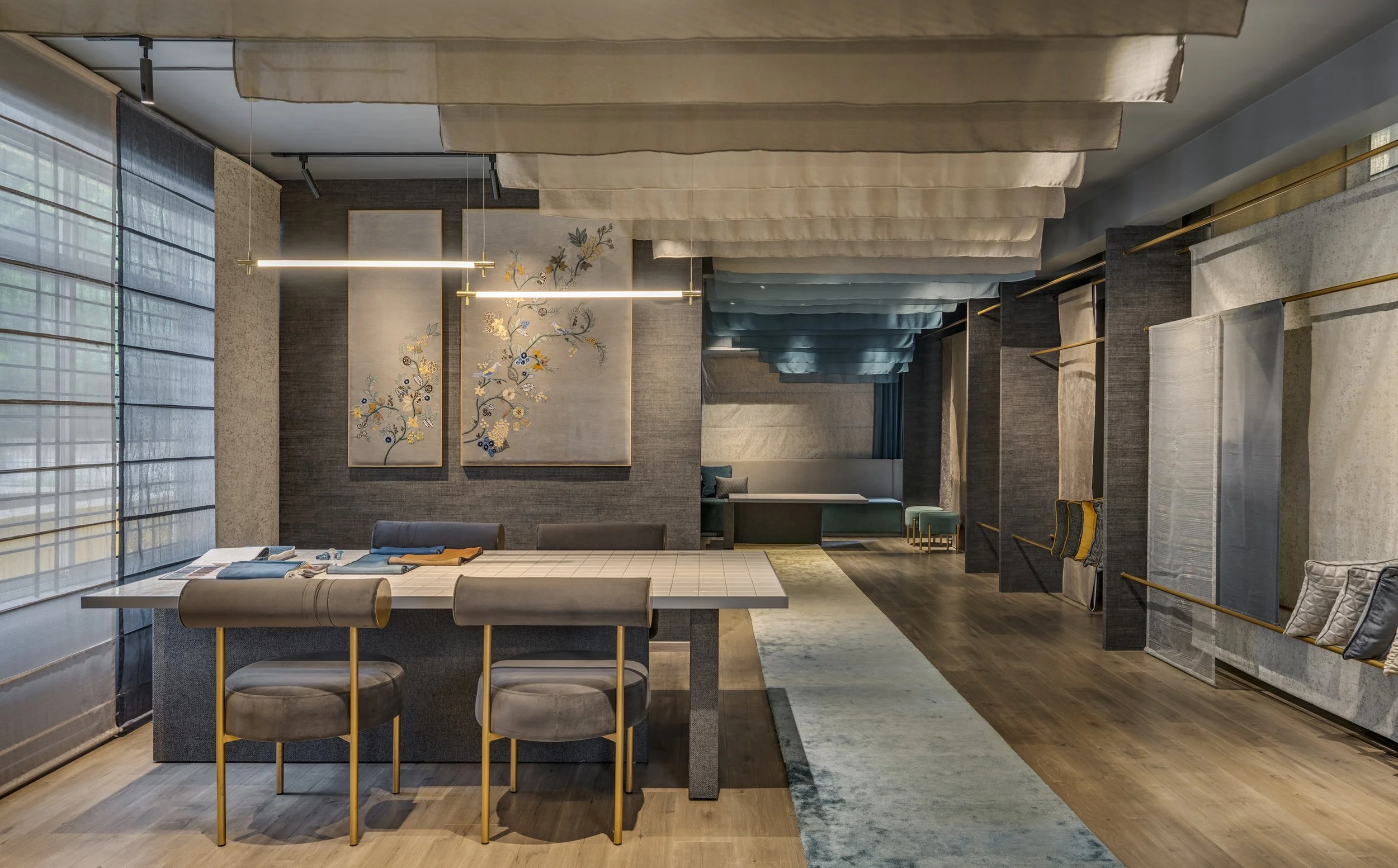 Moire Experience Center designed by Shubhda Bhutra