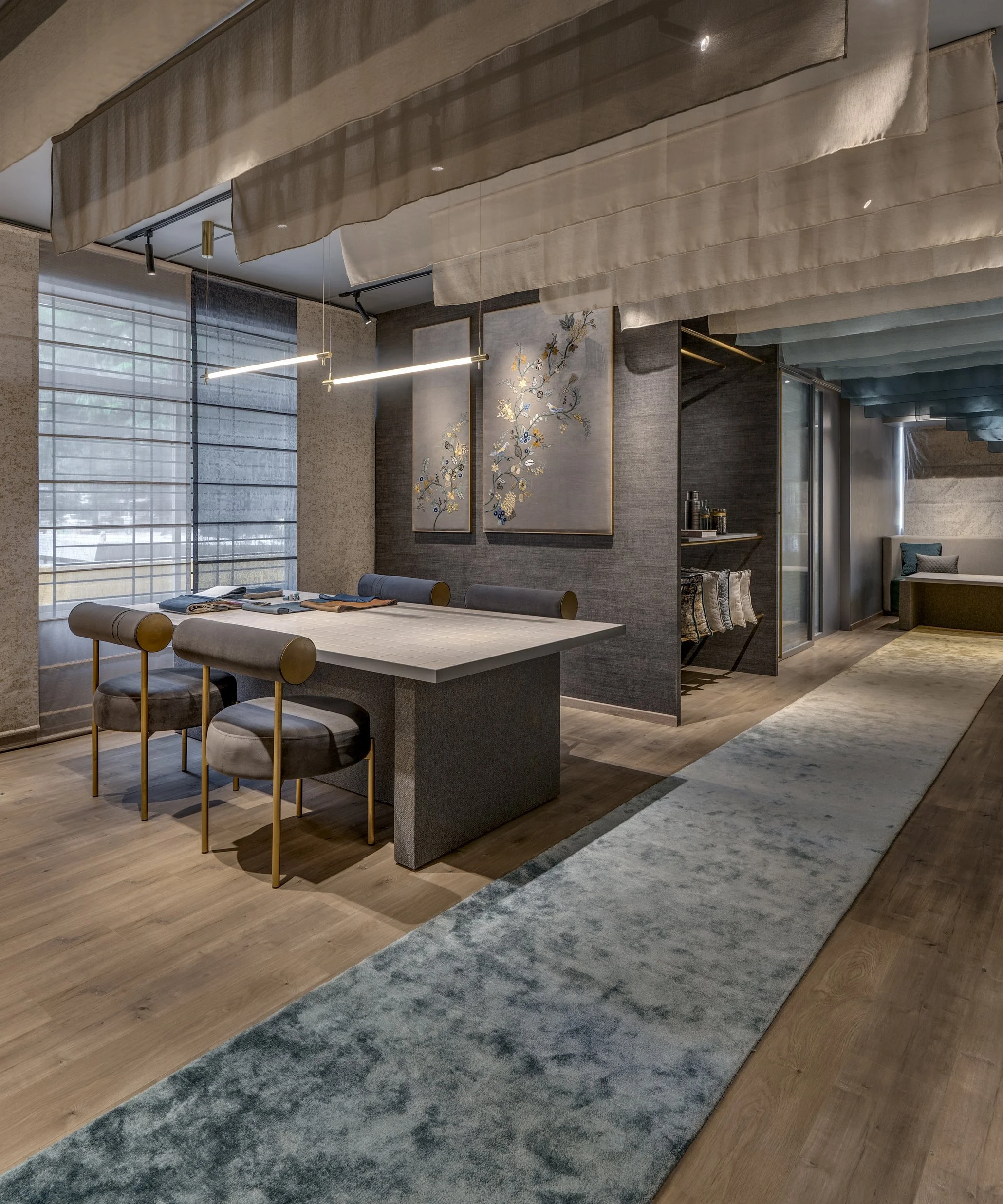 Moire Experience Center designed by Shubhda Bhutra