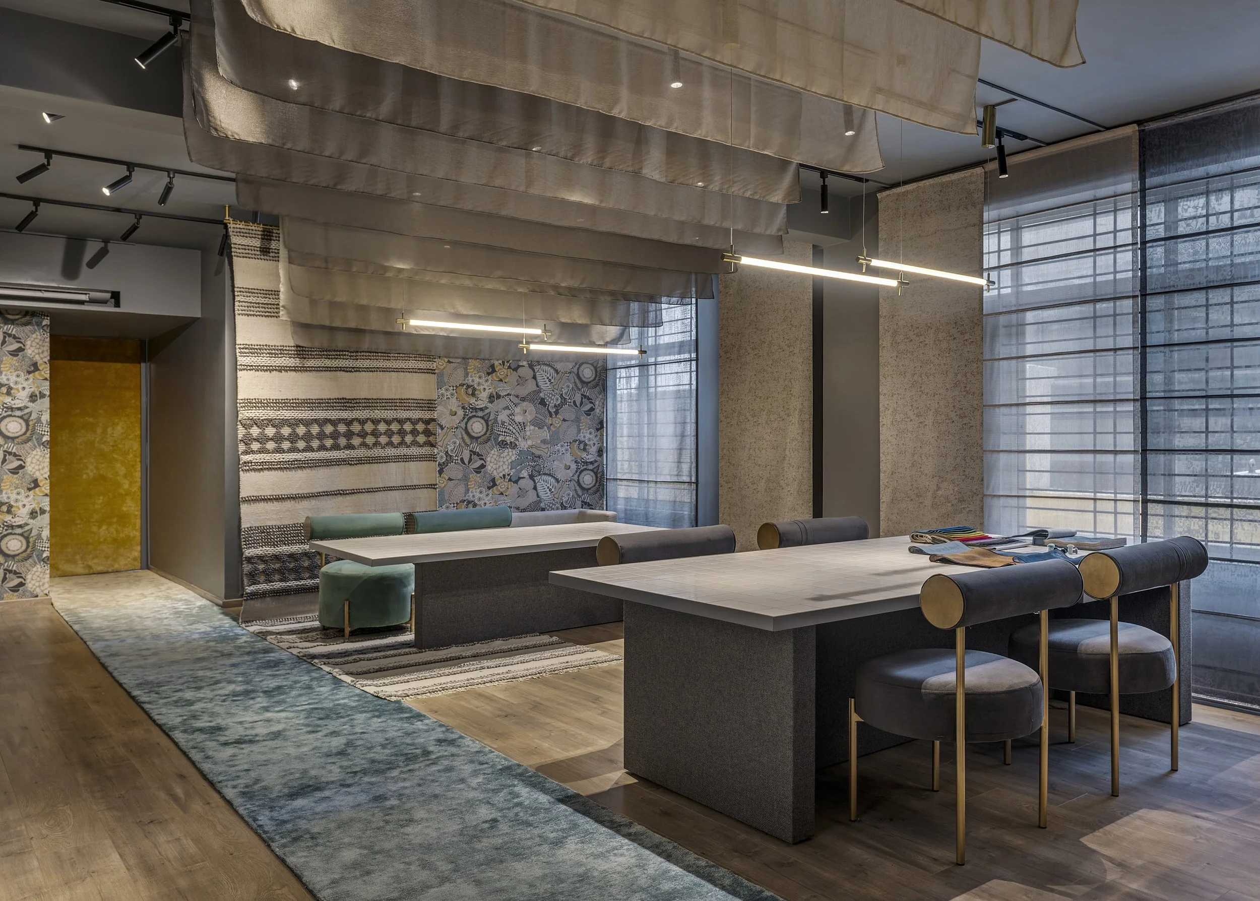 Moire Experience Center designed by Shubhda Bhutra
