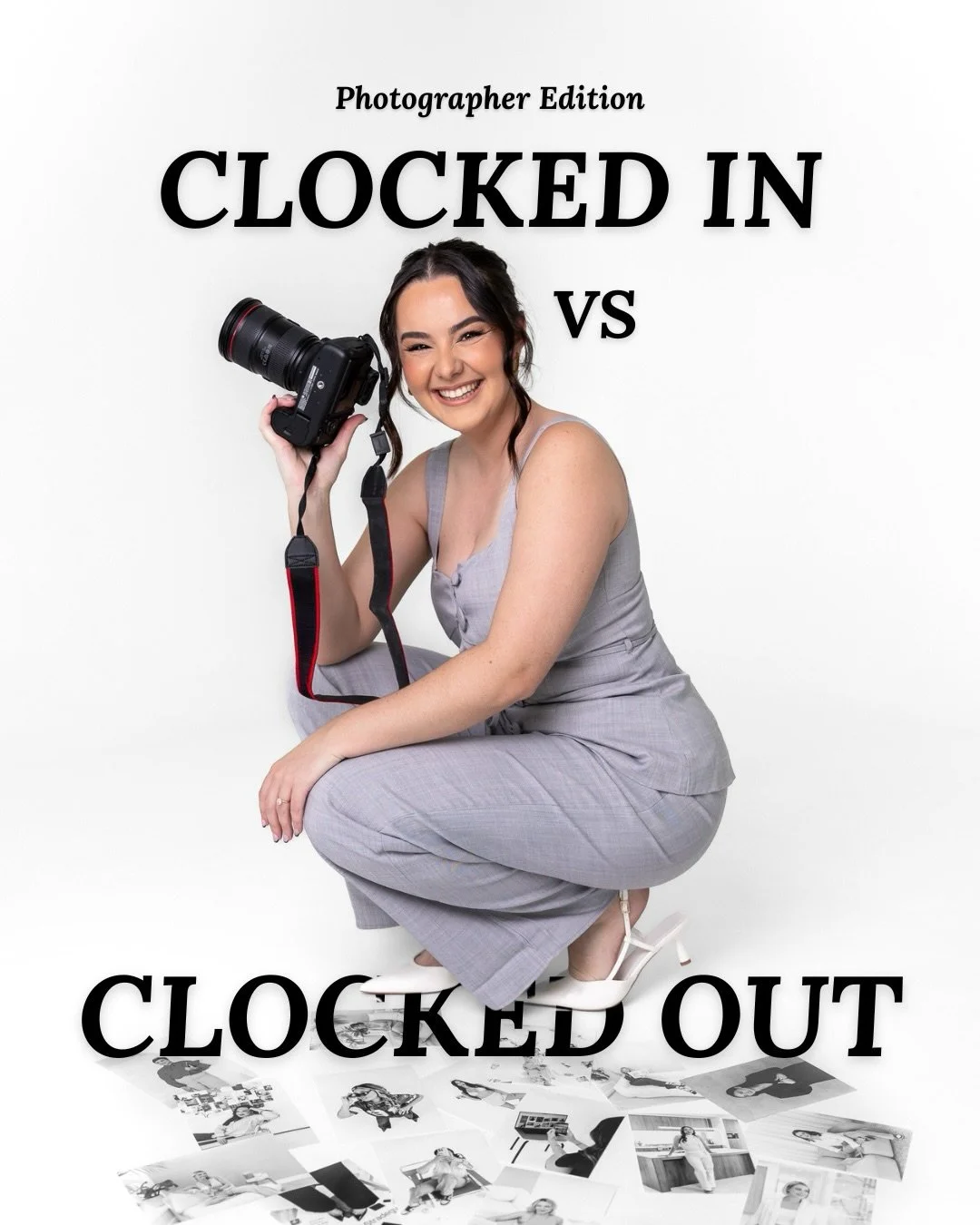 Love this trend! Inspo from: @addisondanellephoto 

Clocking in and out looks a lot different after swapping from a 9-5 desk job. So even though they say business owners swap 9-5 for 24/7...I wouldn&rsquo;t have it any other way.

Speaking of being c