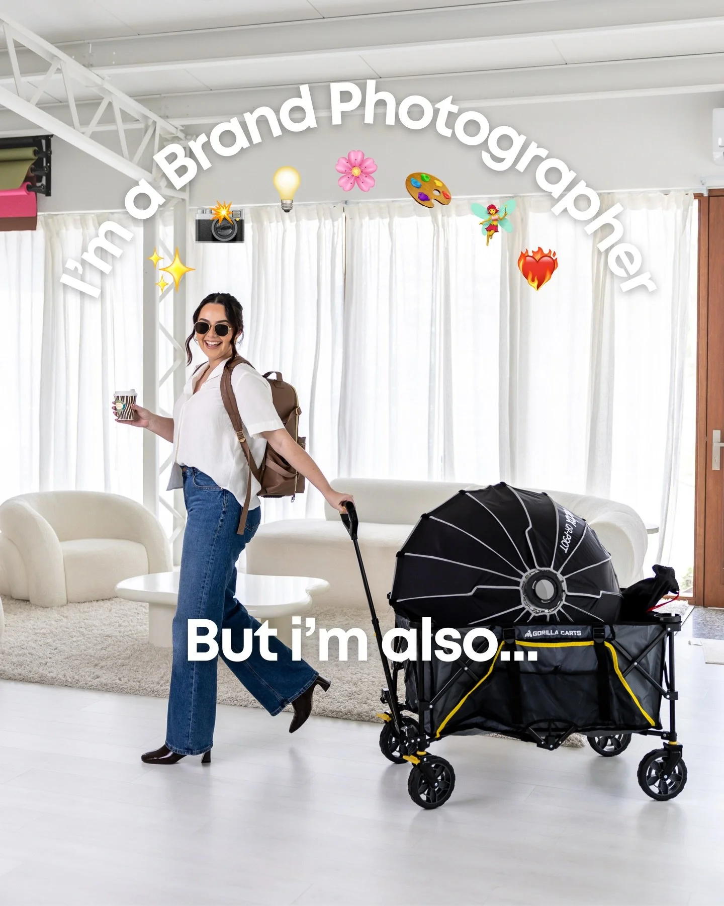 Job description: professional &ldquo;so cute!&rdquo; repeater 🫡

Being a brand photographer is a huge part of my world&hellip; but it&rsquo;s definitely not the only part of me.

These are a few of the other things that make up the human behind the 