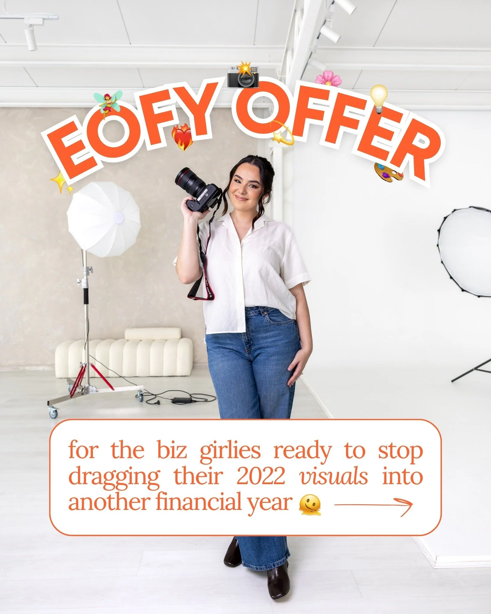 IT&rsquo;S TIME TO GIVE BACK 🫶🏼 You&rsquo;ve supported me, hyped me up and let me yap about brand shoots all year, so it felt only right to make EOFY a little cuter.

I&rsquo;m opening up a  gift offer for the biz girlies who keep pushing their sor