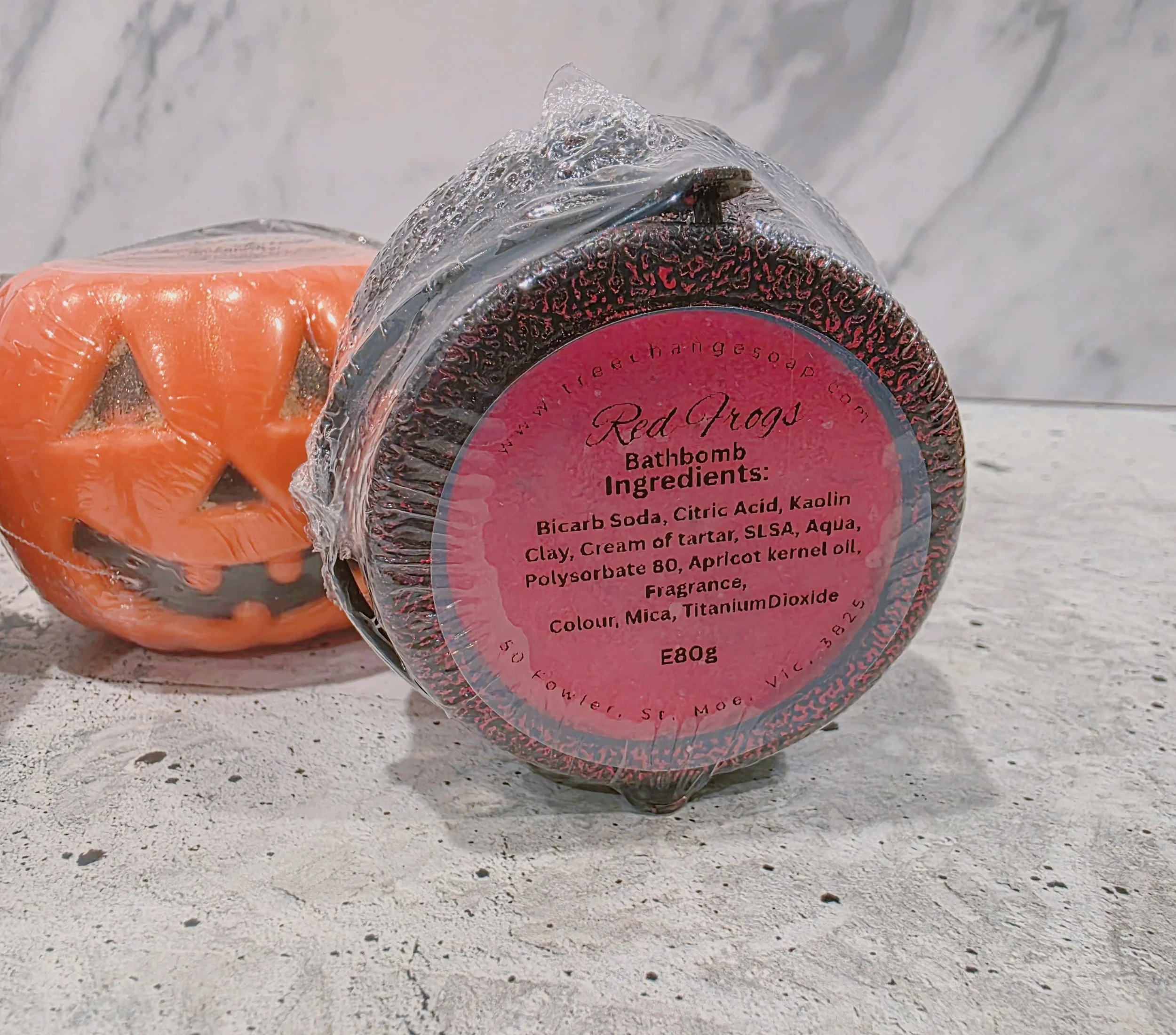 Cauldron and Jack o' Lantern Bathbombs