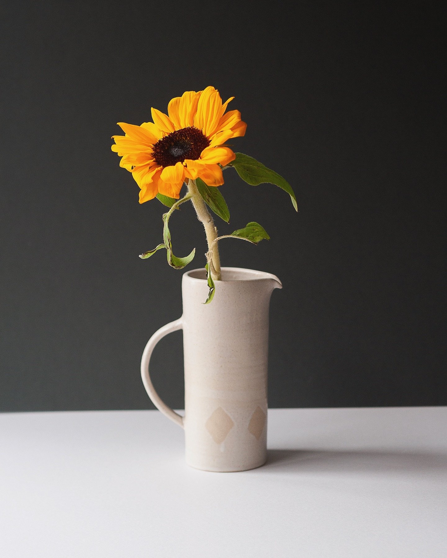 Cworr its time for flower season 

One of a kind jugs like this one will be available through my website next week!