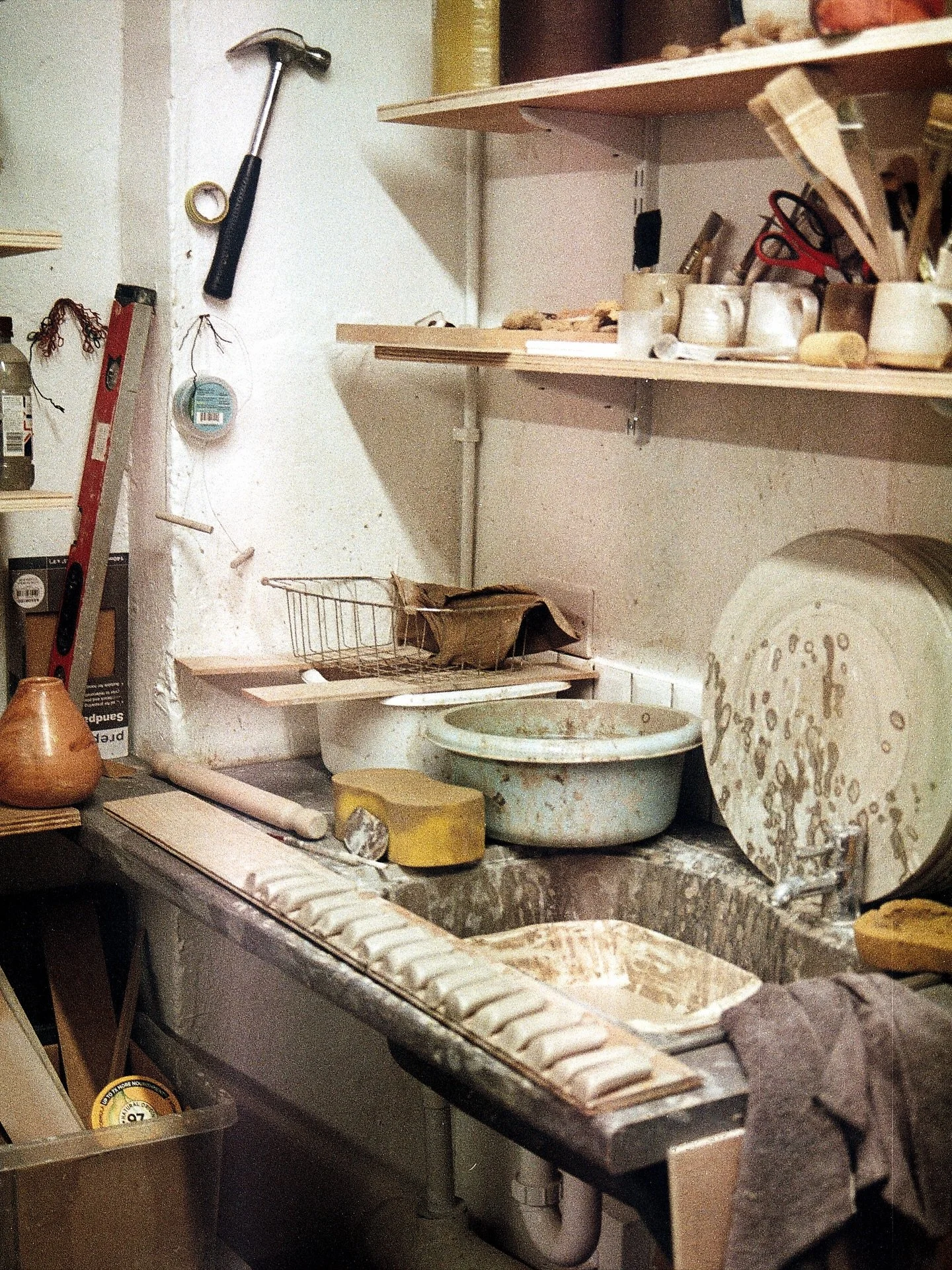 Some studio happenings from the archives (aka I rarely take film photos so only just got these developed)

I have since moved out of this studio space, and I am now making back at chez Burridge for a bit. 

I&rsquo;m working on a little online collec