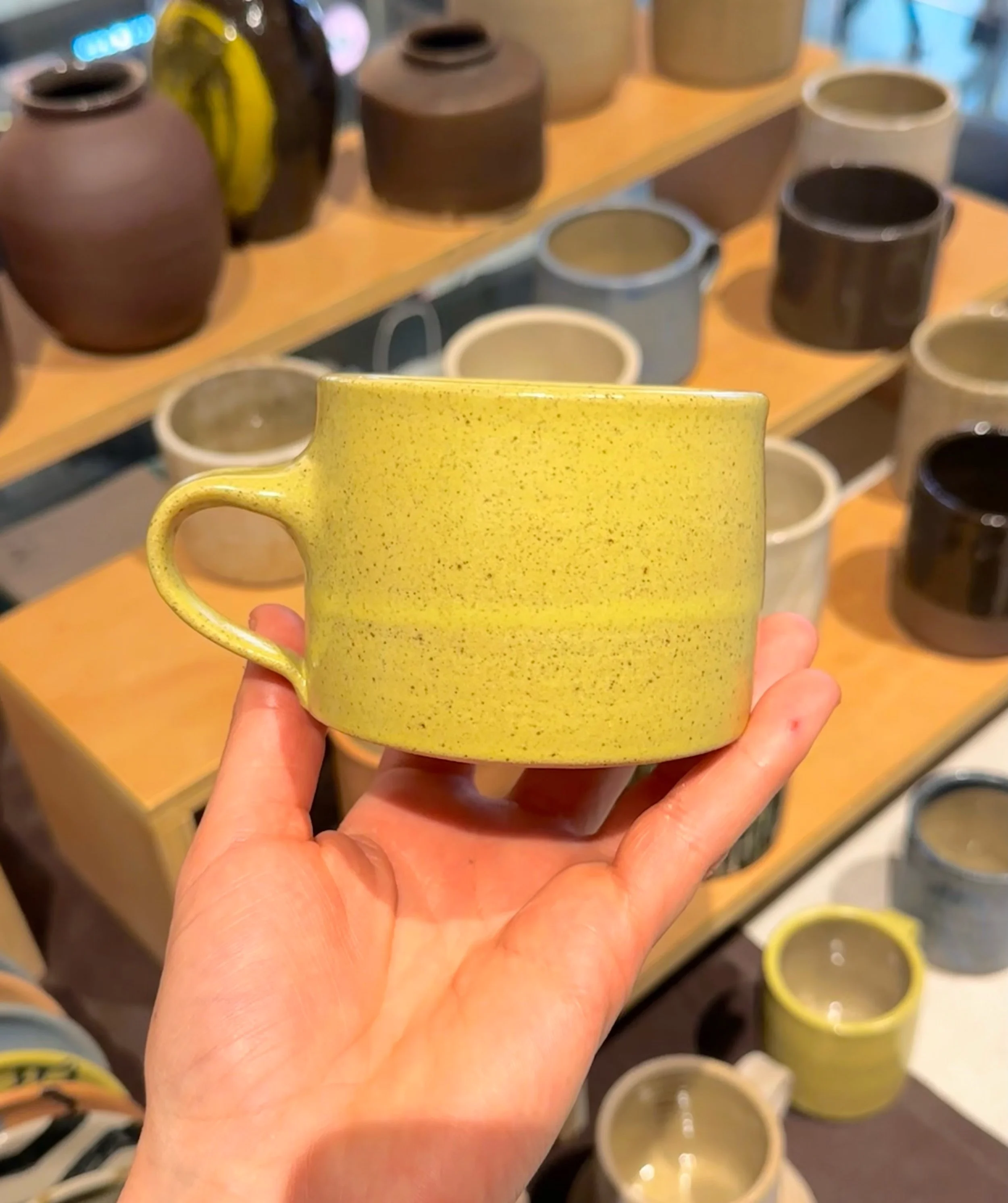 Your favourite this weekend - lemon (or is it lime!?) mugs and all things this colour really

I&rsquo;m glad you like this glaze - it&rsquo;s one of my recipes I wasn&rsquo;t sure about at first, the texture was a bit more gloss on first tests. But n