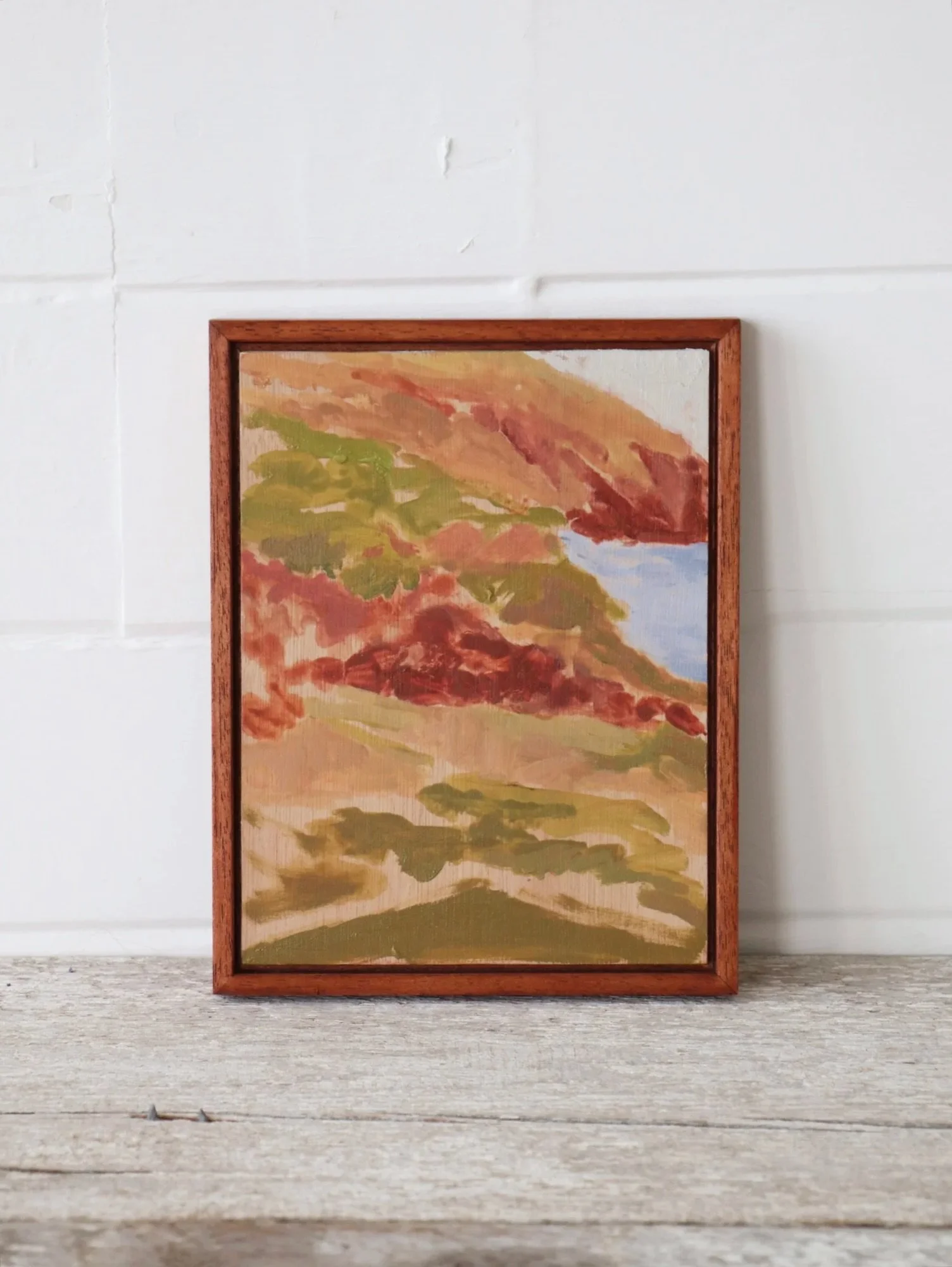 One of 6 small paintings from St Agnes cliff tops. For this one I wanted to get across the textures of the scrub through the marks, and to keep the liveliness that comes with painting quickly

Available through @morgansfalmouth 

Clifftop Marks 
Oil 