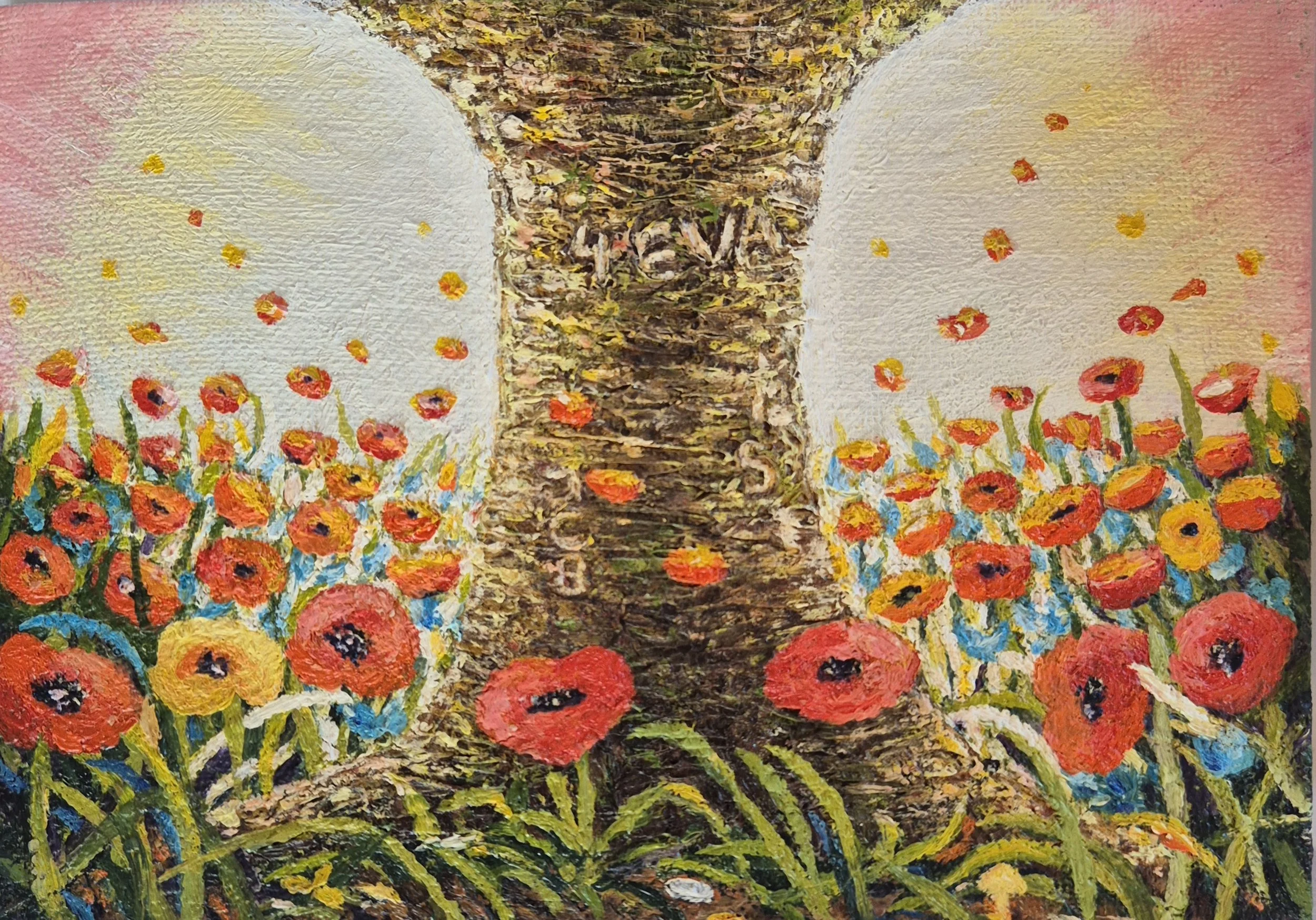 Original 9x7 inch midi landscape oil painting by JC Barber