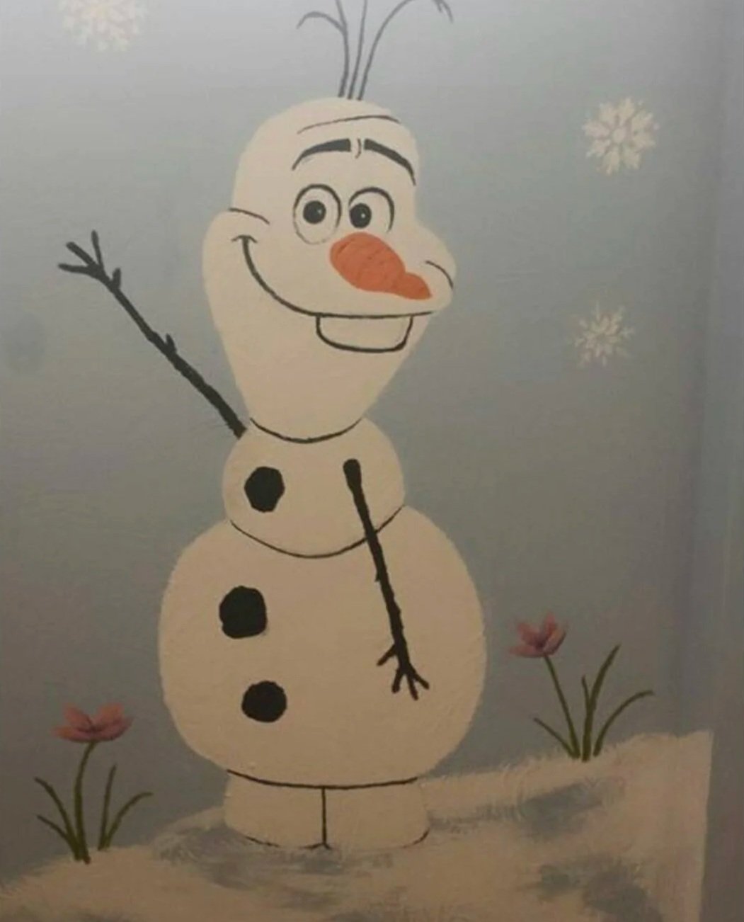 Olaf wall art