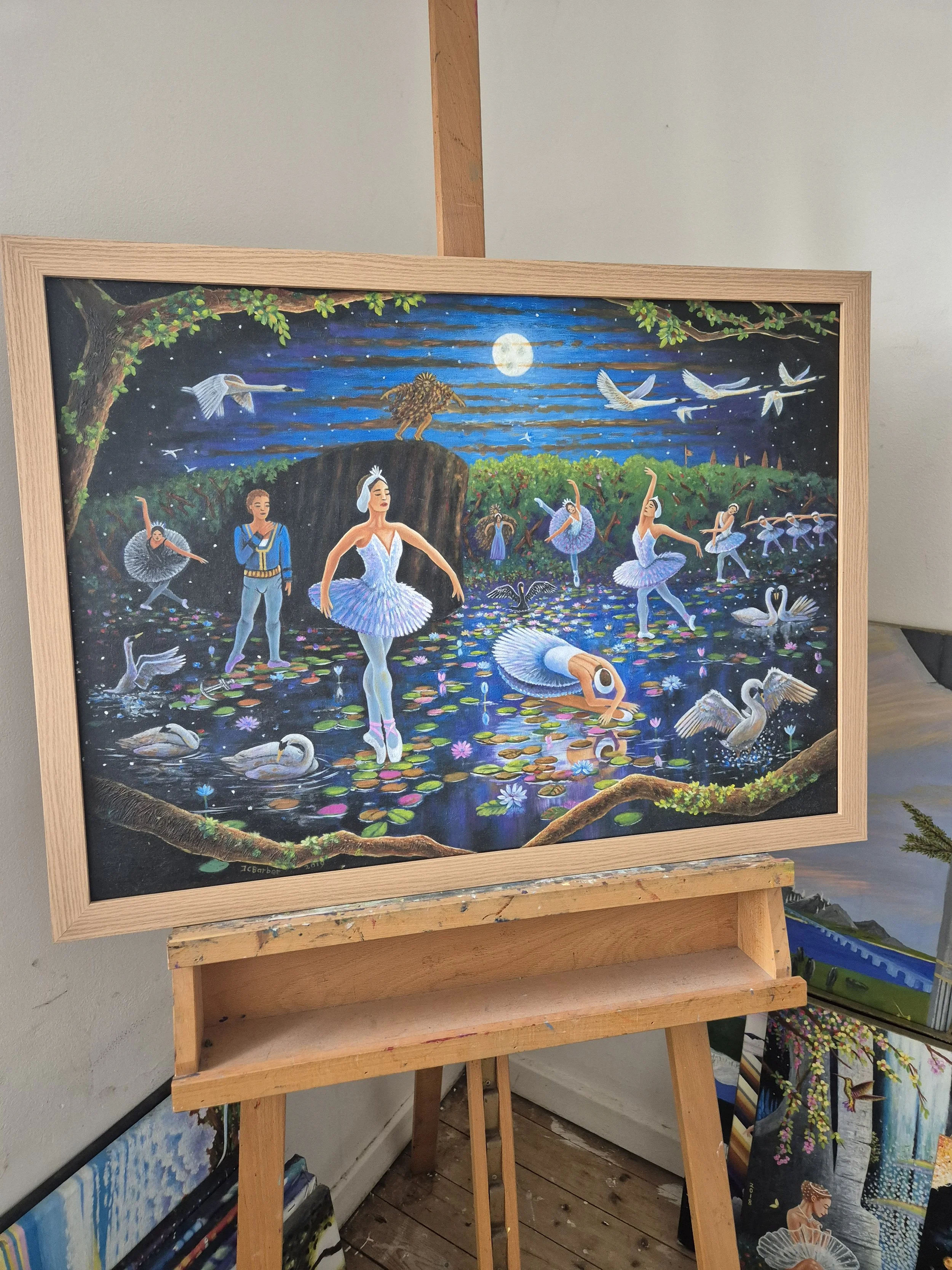 Sawn Lake. Oil on canvas.