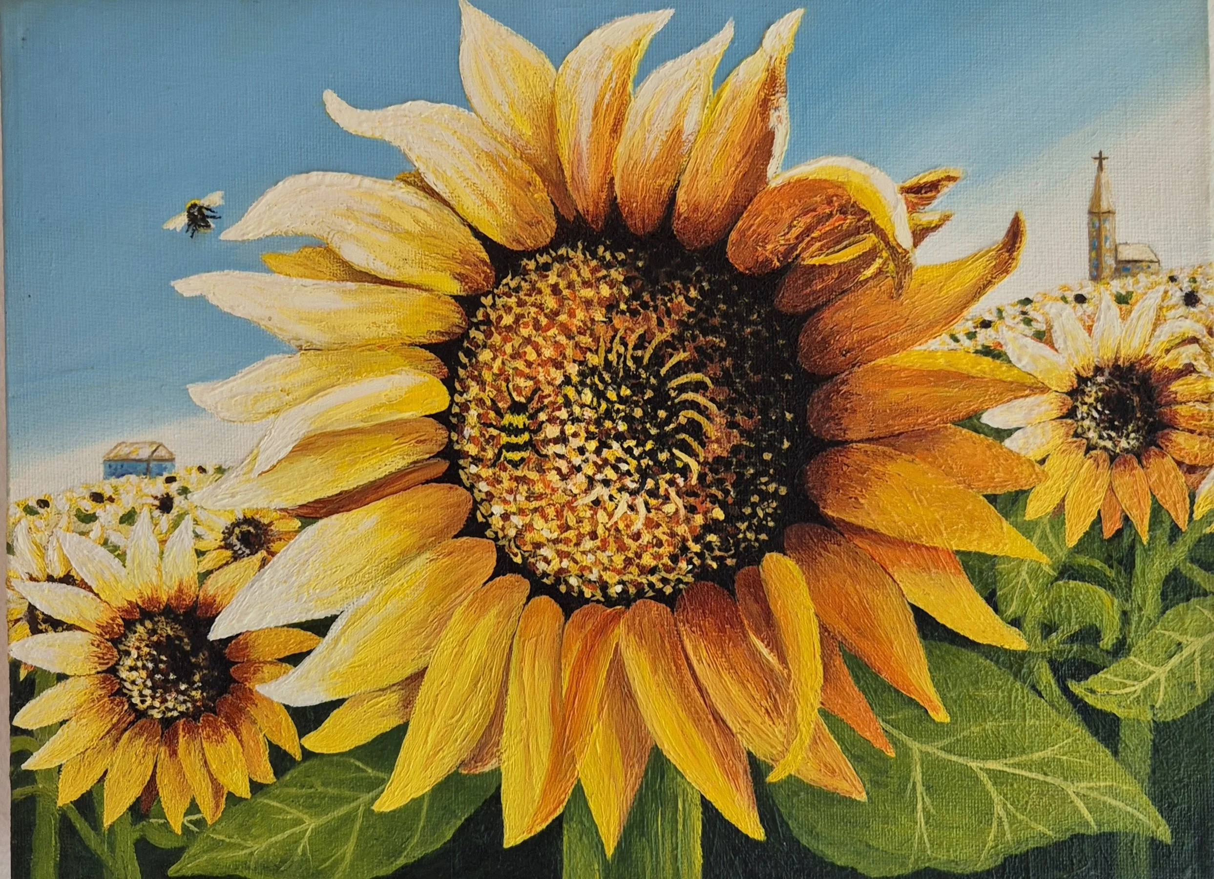 Buzzz. Oils on Canvas. c2015/16