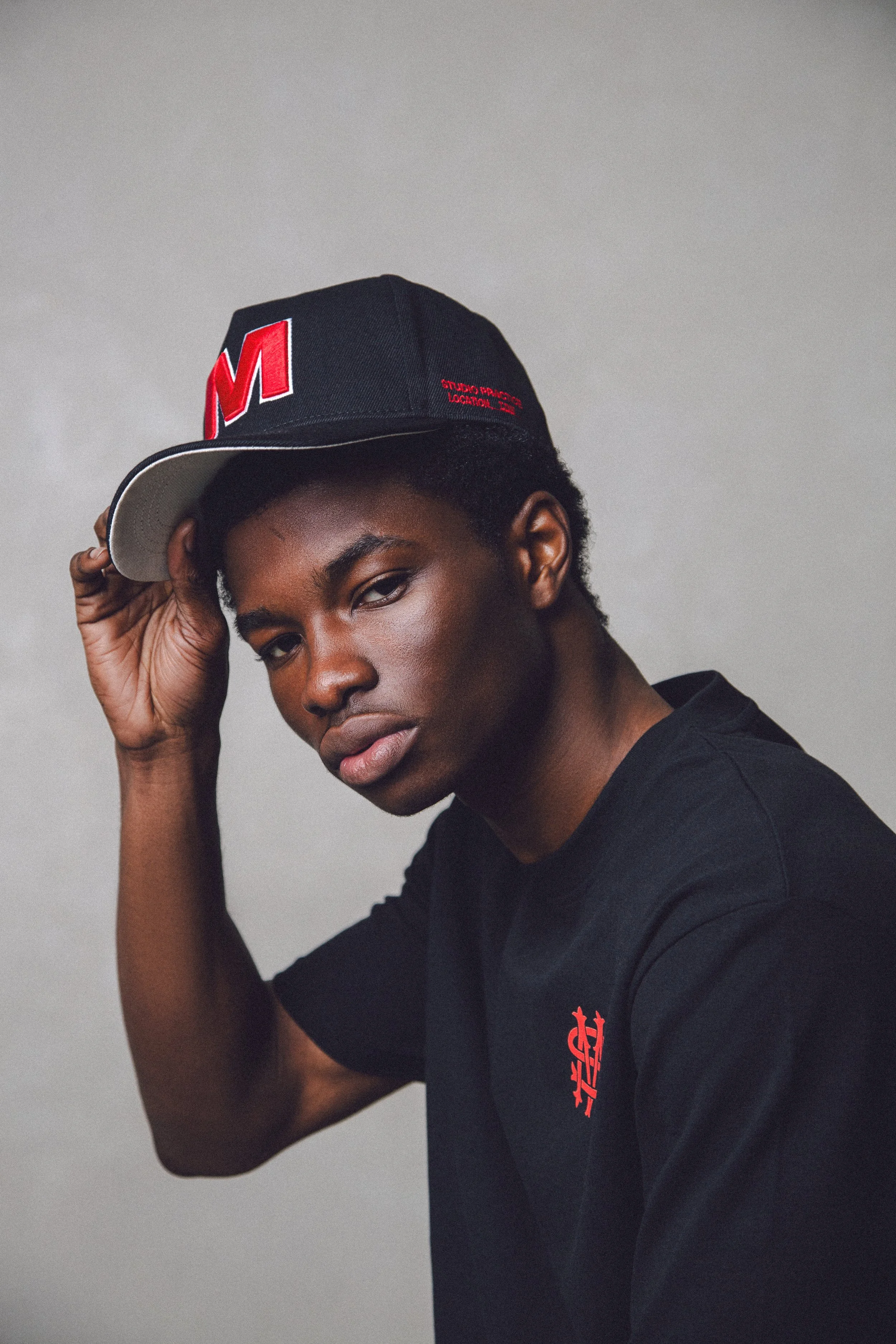 Black 'Studio Practice' Cap