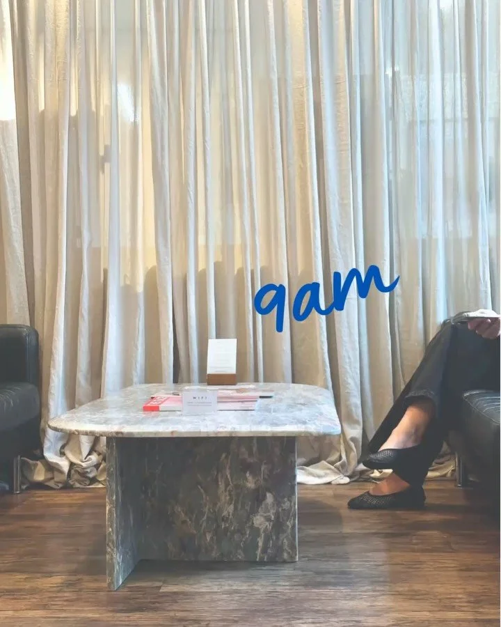 We got 30min till doors open. Cue having a cuppa, loading up on coffee, buttery toasts and jams make an appearance. Someone&rsquo;s always having porridge. The gossip is up-to-date. Hair done, music on annnnnnnnnnd ready.

#behindthescenessalon #behi