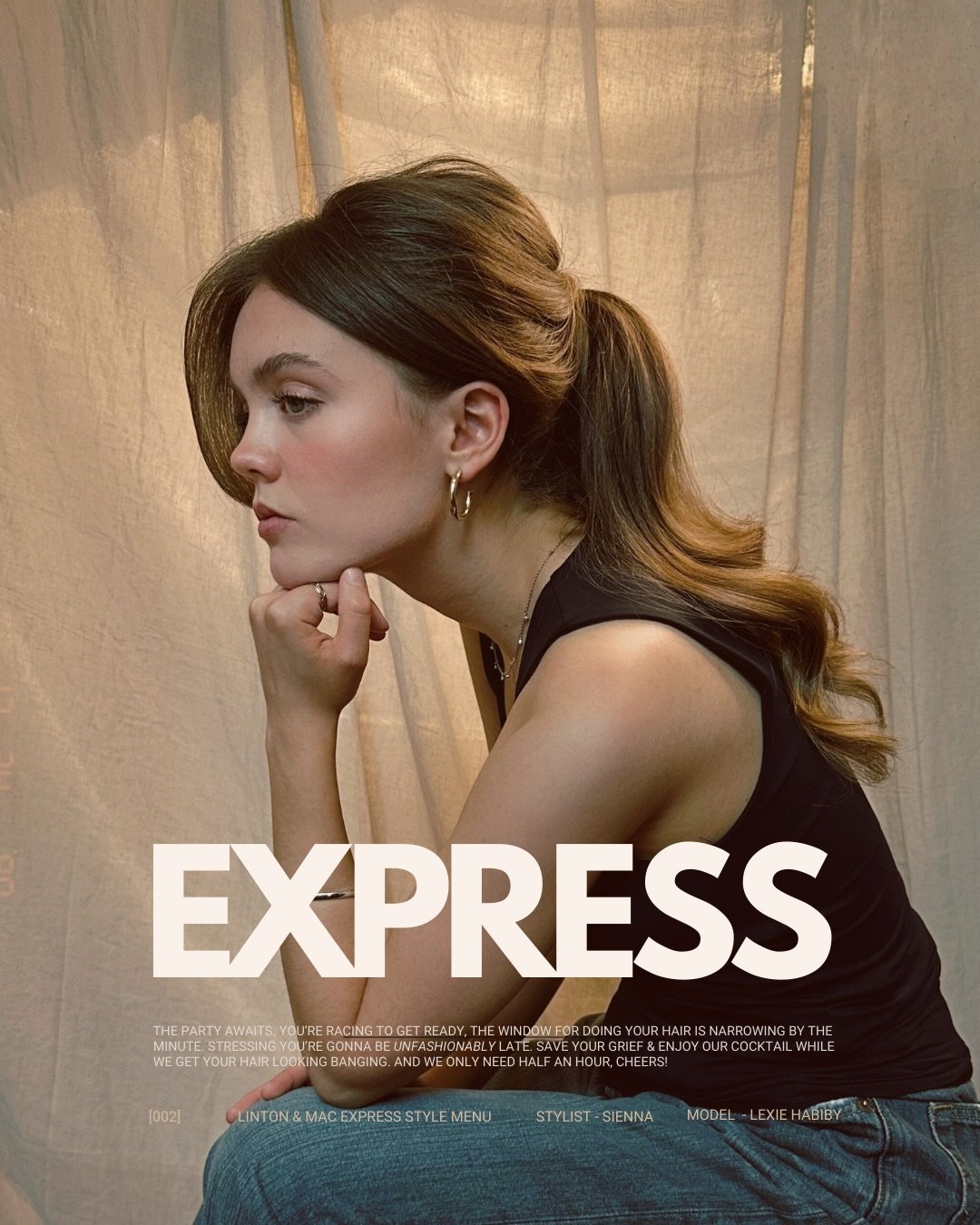 RIght in time for party season! Imagine&hellip;

Party time is close.

You&rsquo;re racing to get ready and the time for doing your hair is literally shrinking by the minute. 

Now stressing you&rsquo;re gonna be unfashionably late. 

Save your grief