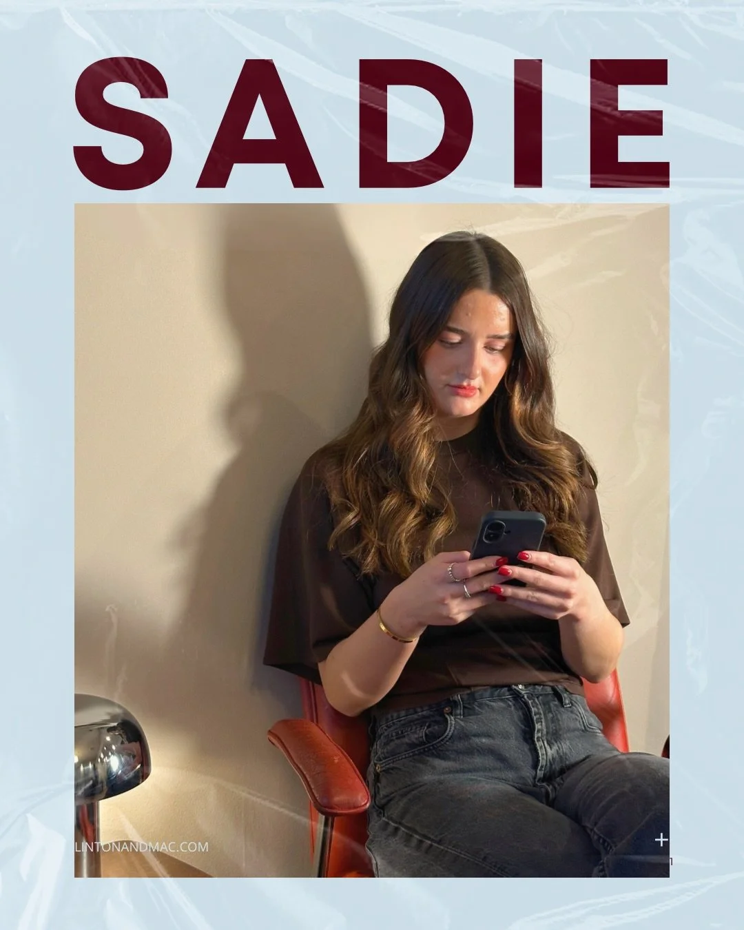 The most chilled person in the room - until you see her work. 

Sadie&rsquo;s promotion to Stylist comes naturally. She takes the time to get her work right.

Low-key luxe is what Sadie loves. Hair colour that looks expensive but is actually low main