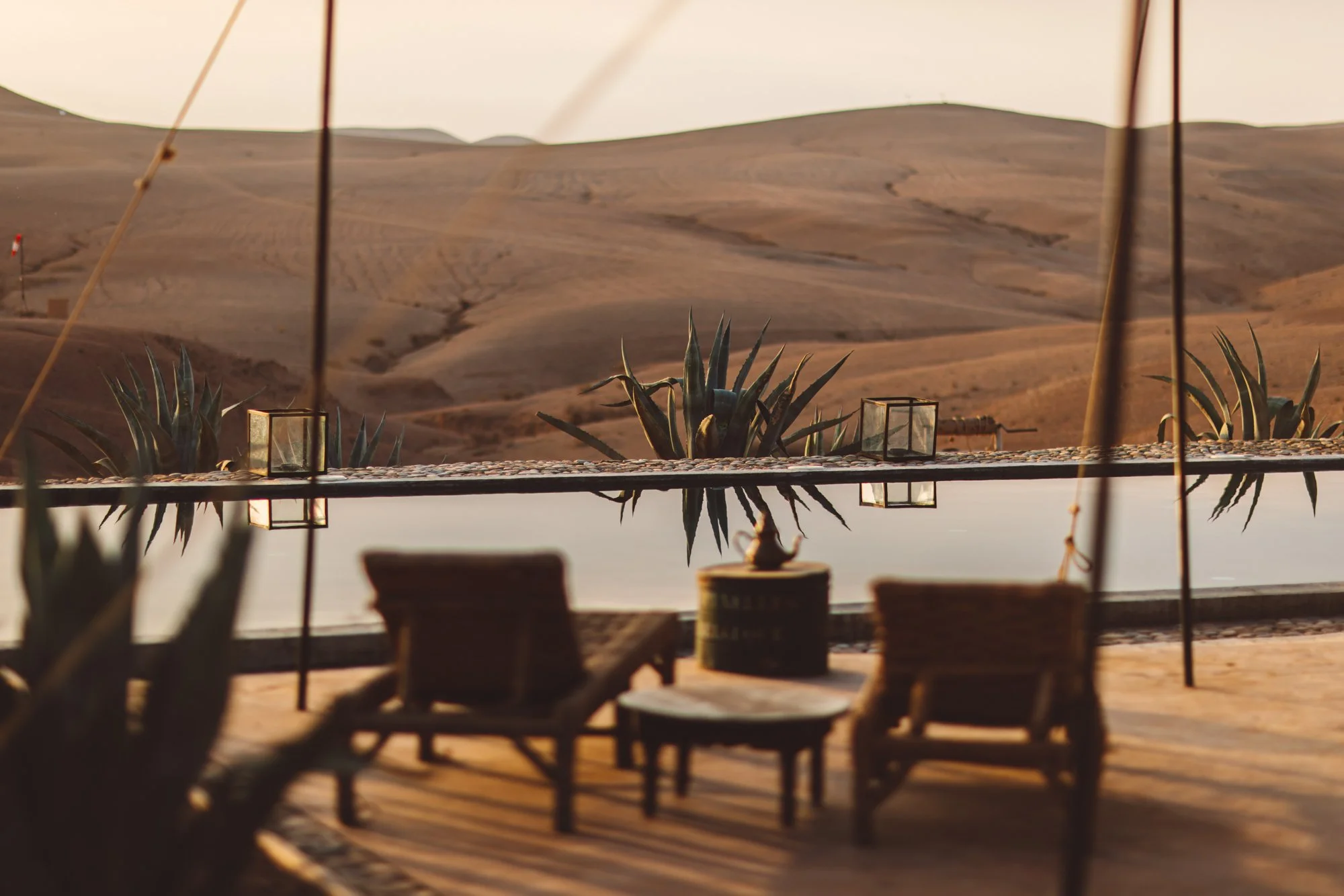 Scarabeo Camp, Agafay Desert, Morocca Photography by Sophia van den Hoek, Studio Unfolded