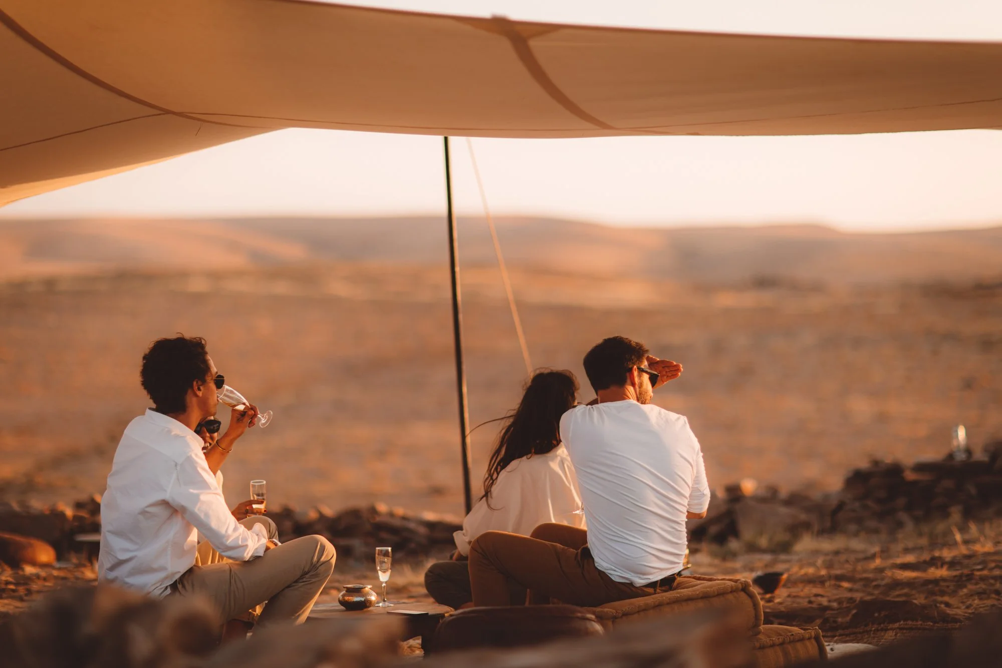 Scarabeo Camp, Agafay Desert, Morocca Photography by Sophia van den Hoek, Studio Unfolded
