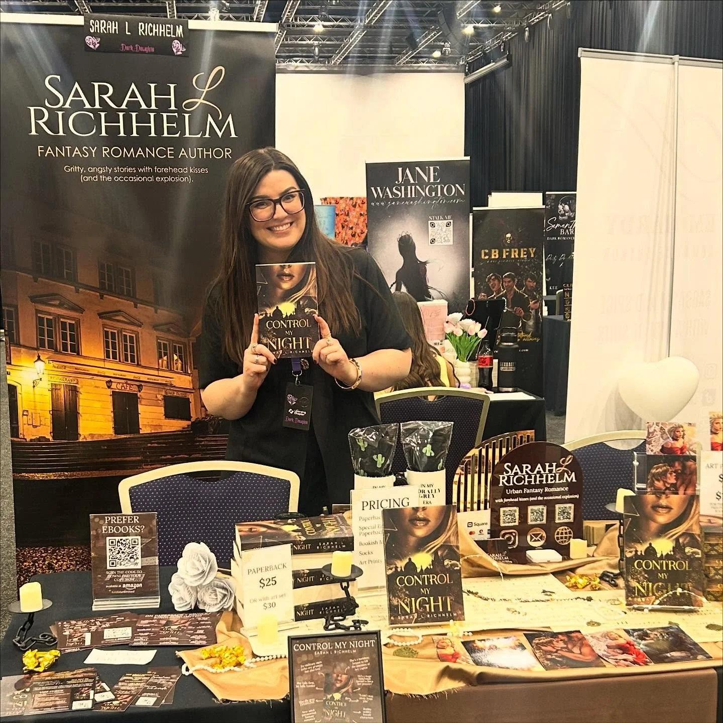 That&rsquo;s a wrap on Dark Delights Brisbane 2025 🤎 the biggest thank you to all who visited, chatted, and took a copy of Control My Night home today 😍 it was so wonderful meeting you! It was also so much fun hanging with all the fellow authors an