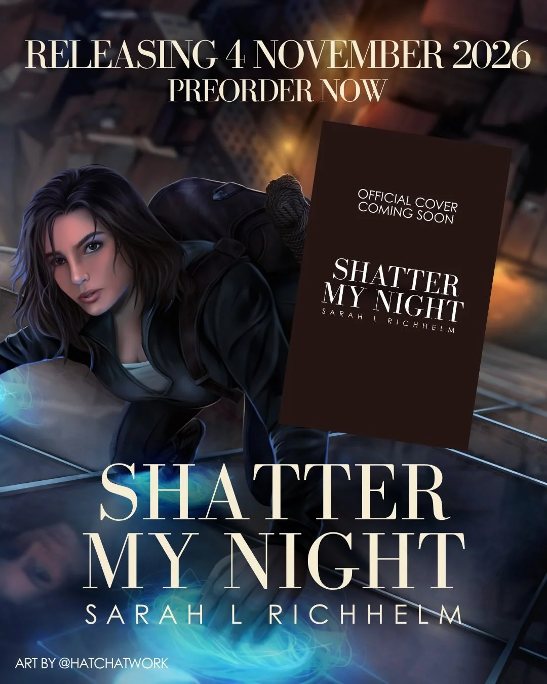 ANIKA WILL SEE YOU SOON &hellip; Shatter My Night will be with you on 4 November 2026! 
Ebook pr&ecirc;0rders are now open 🩶 (see 🔗)

Shatter My Night is the next interconnected standalone instalment of The Shadow Cages series and contains:

🩶 Urb