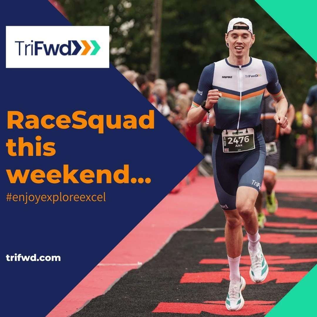 This Weekends RaceSquad action&hellip; 

1️⃣ Derek Hughes lines up at the big race for the year becoming an Ironman @ironmantrispain  in Barcelona! This is all about successfully finishing and learning for Derek ahead of his 2026 goals. It has been g