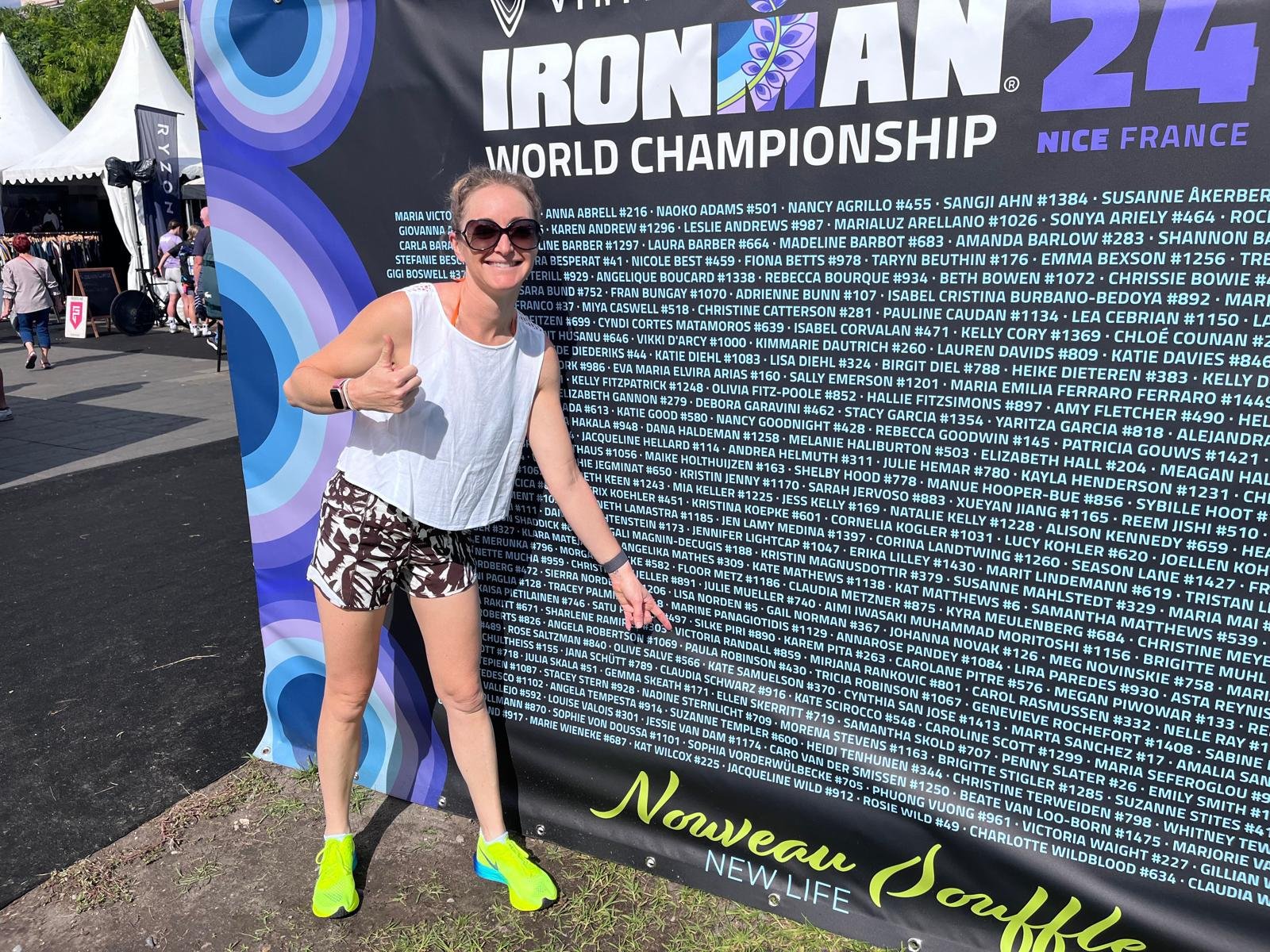 Coached Athlete Vix at the Ironman World Championships in Nice